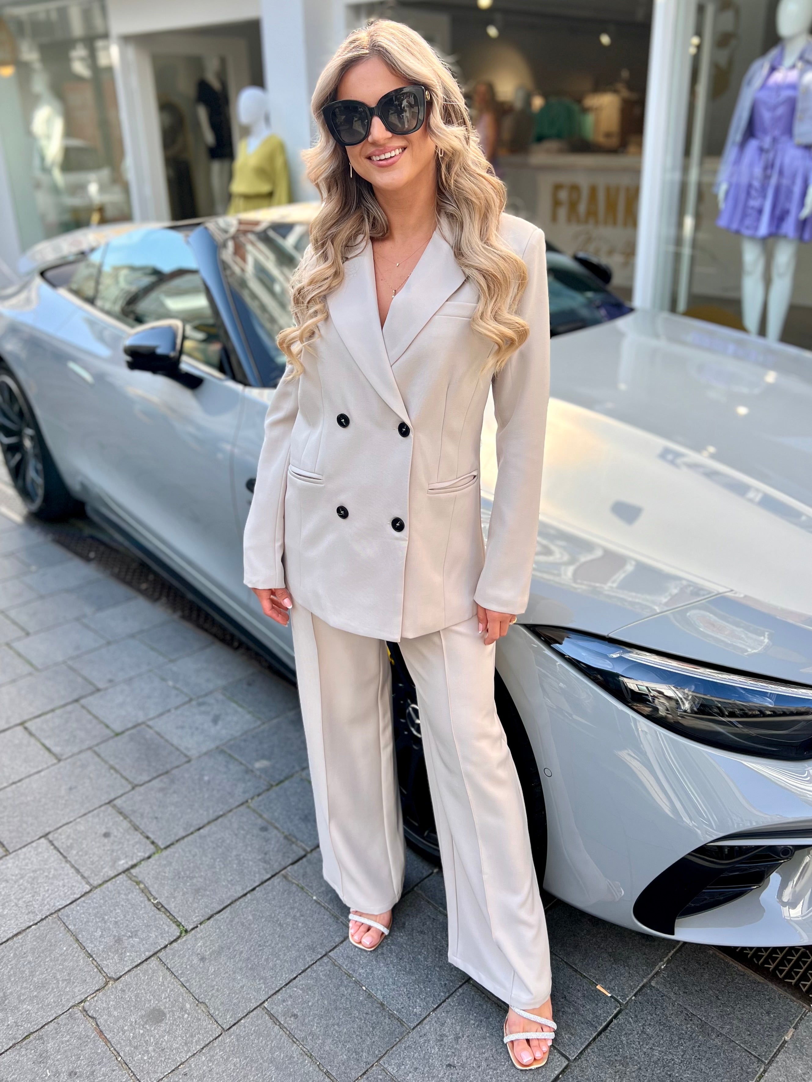 Two piece suit beige - Frankie's