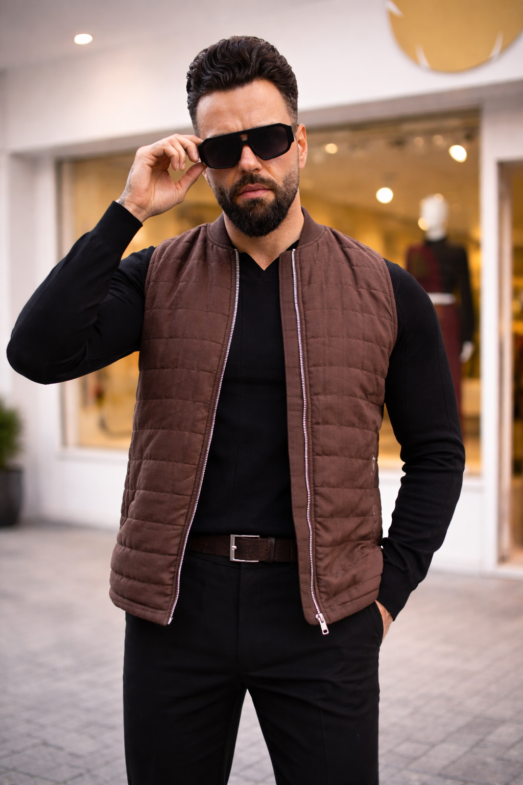 Bodywarmer Brown - Frankie's