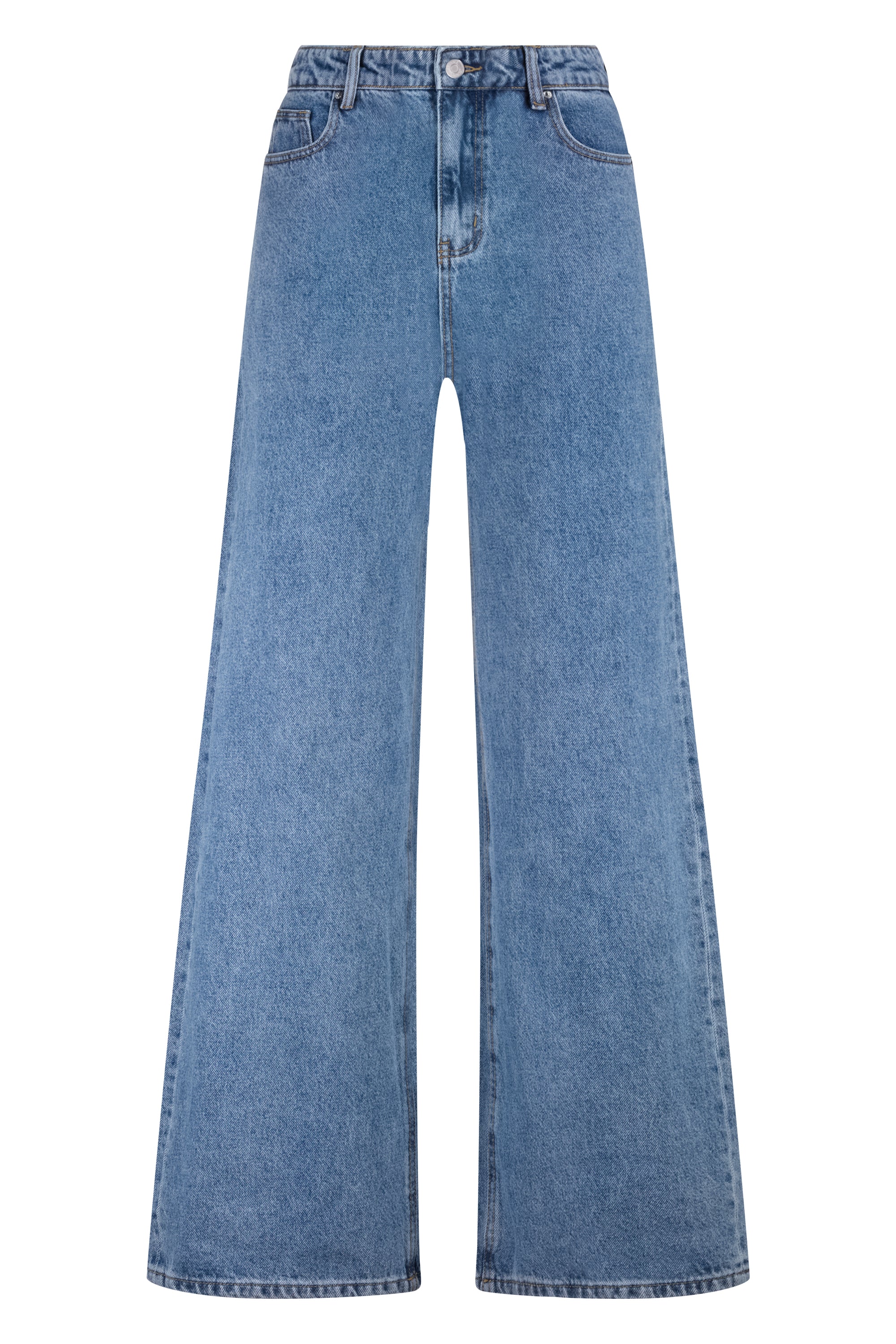 Wide leg jeans light blue