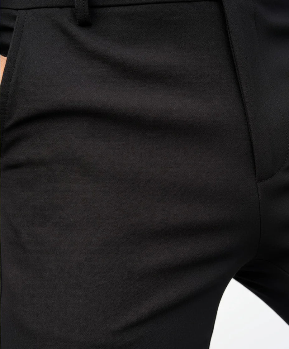 Pantalon chic straight fit black - Frankie's