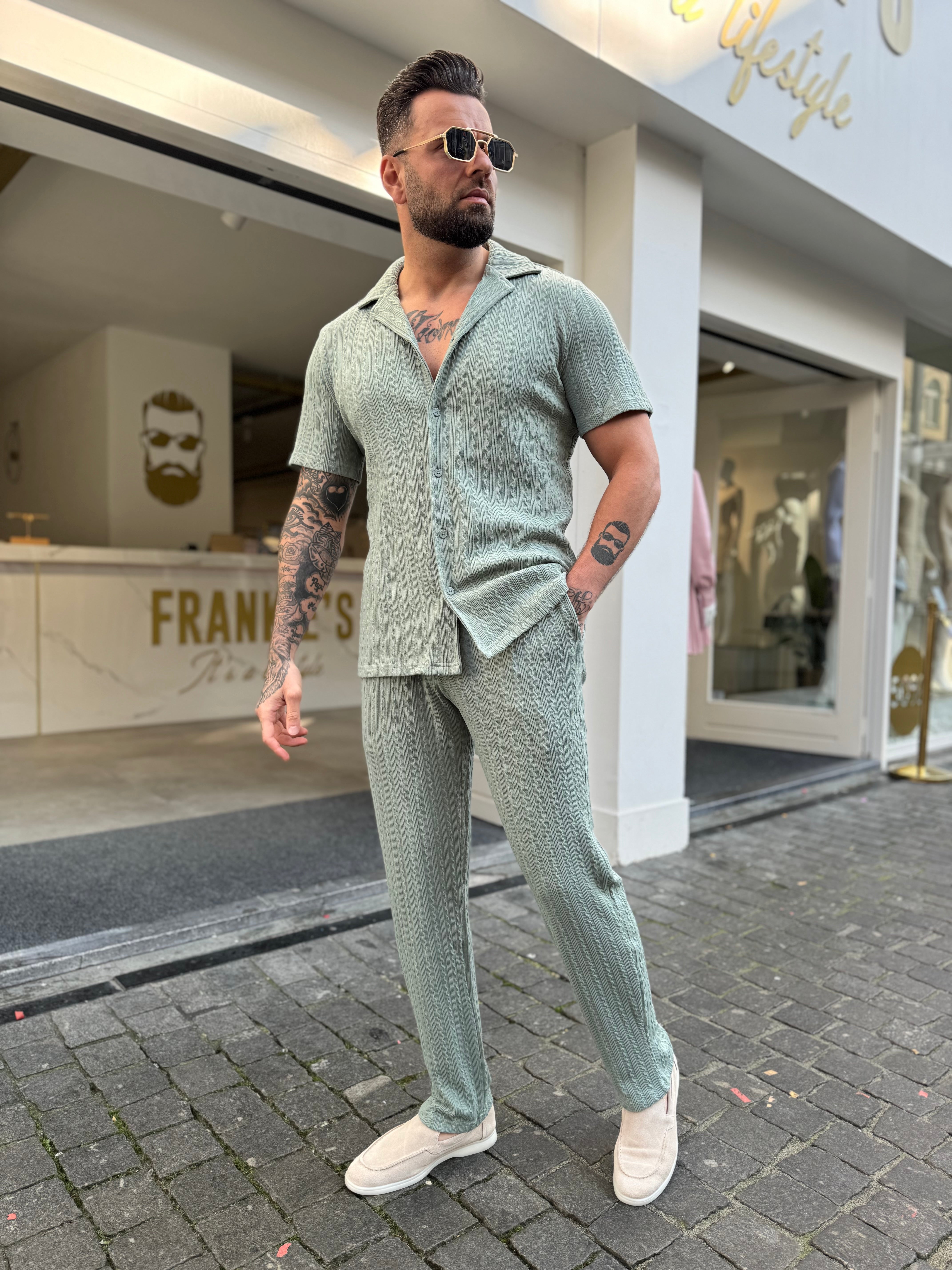 Summer set Ushuaia trousers & shirt mint green