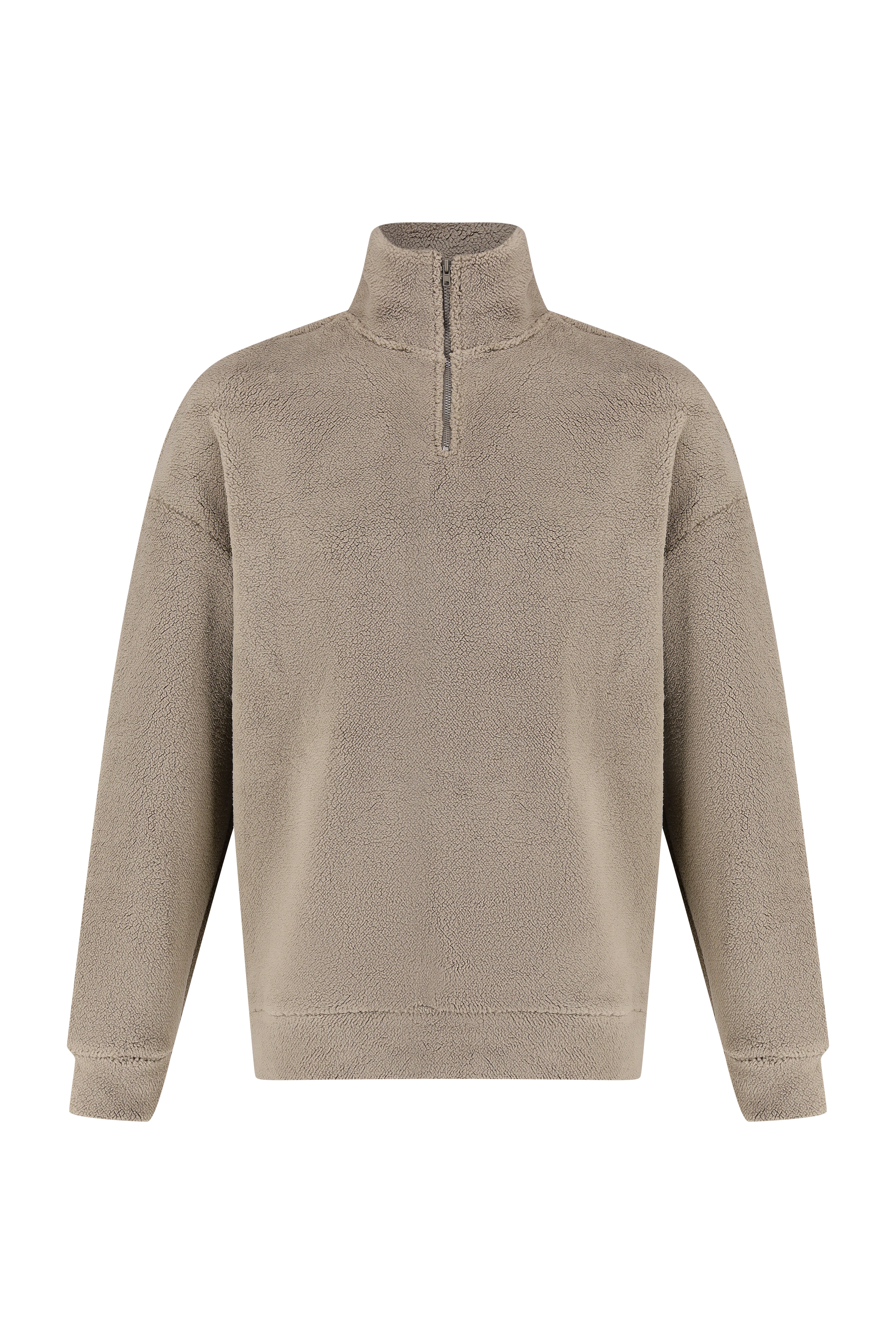 Classic Zip Fleece Pullover - Green