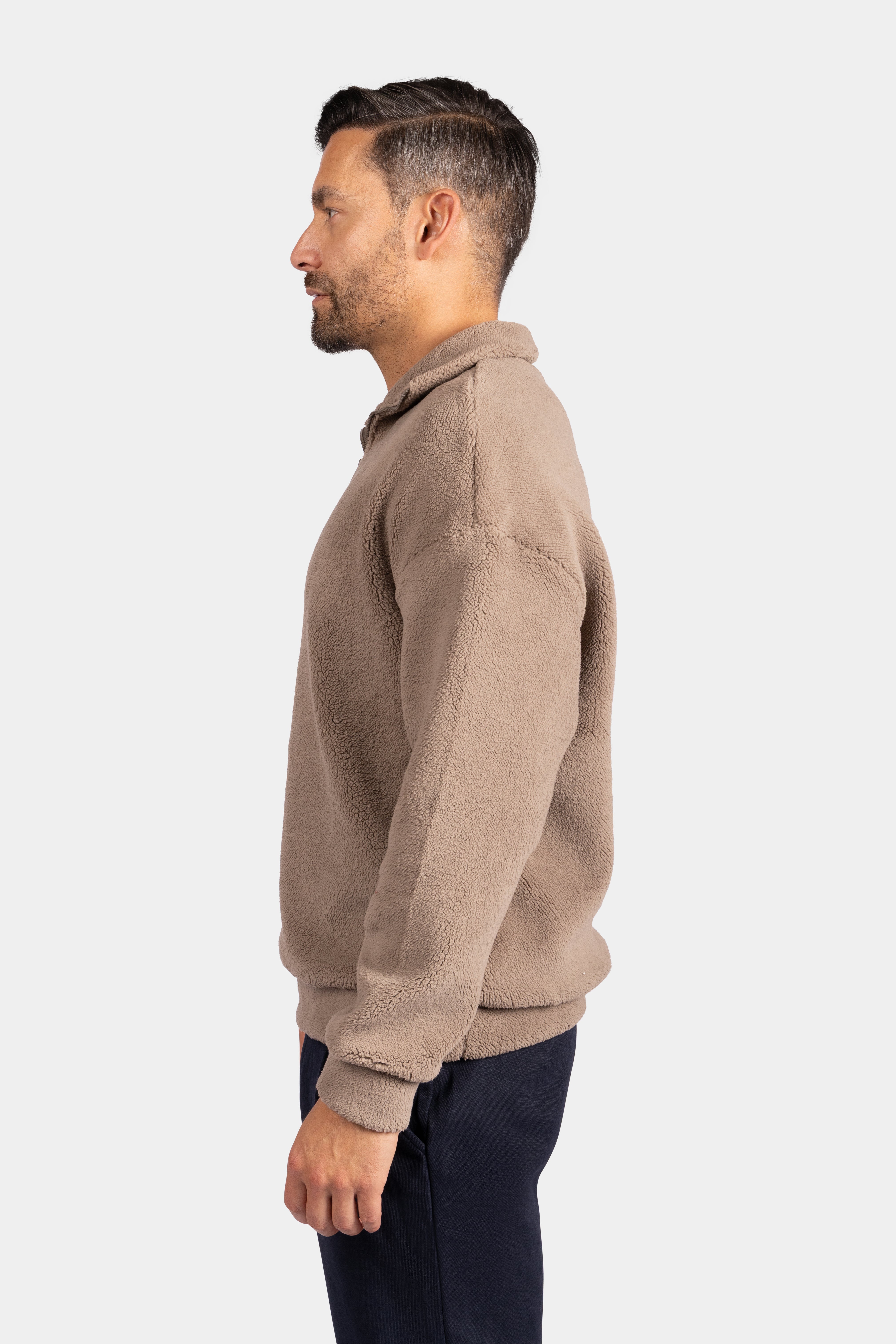 Classic Zip Fleece Pullover - Green