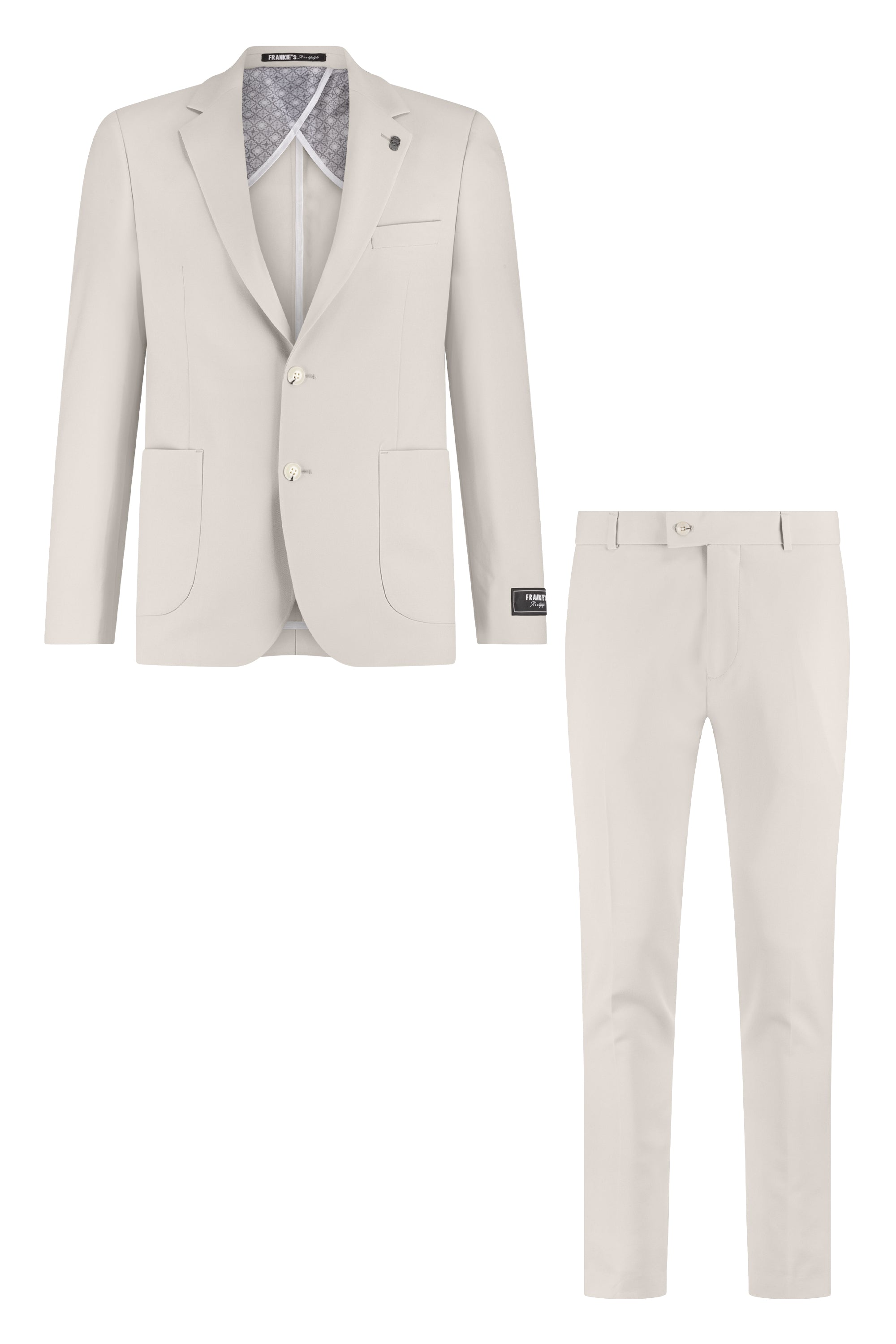 Suit two piece Ibiza beige