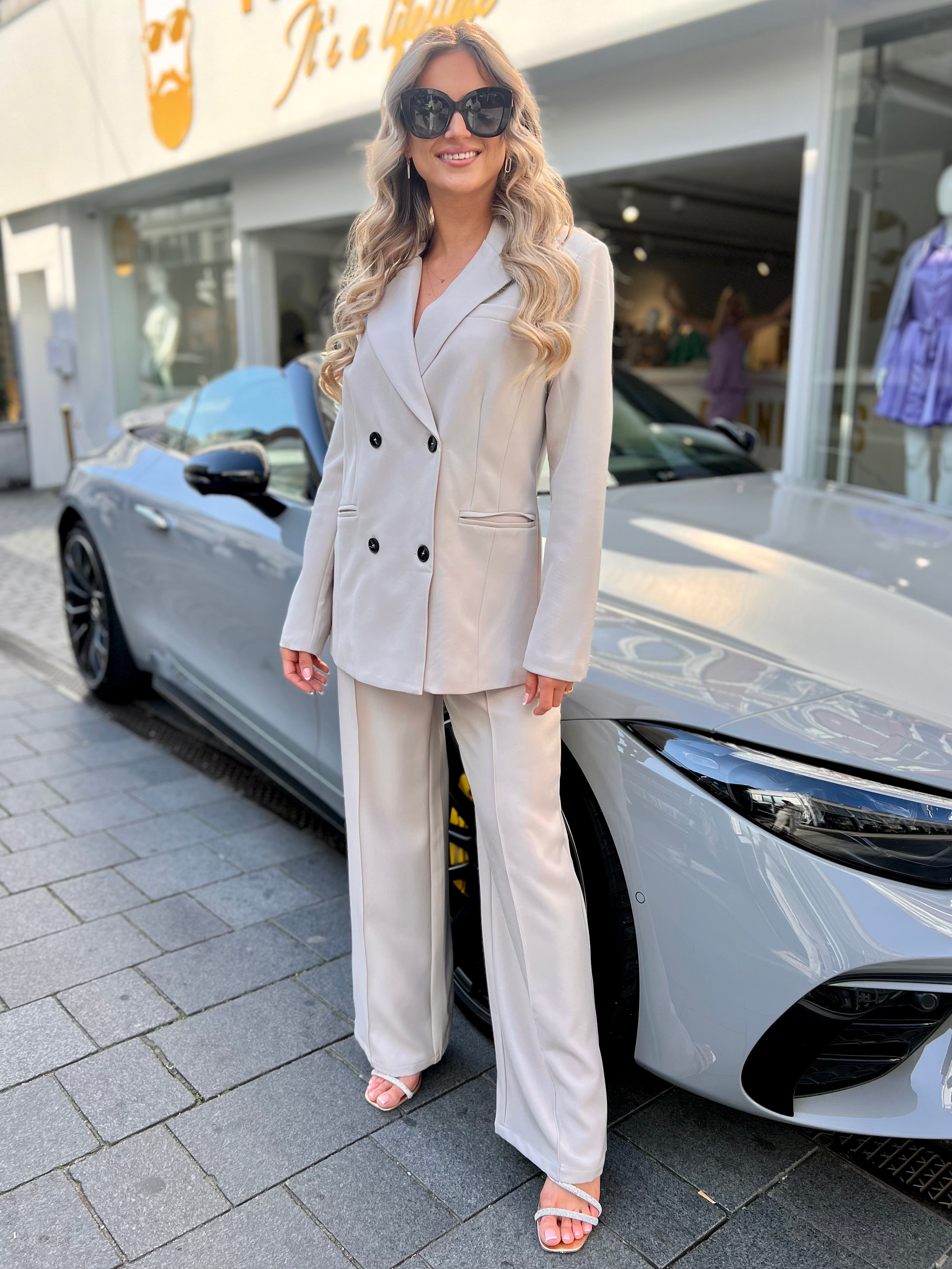 Two piece suit beige - Frankie's