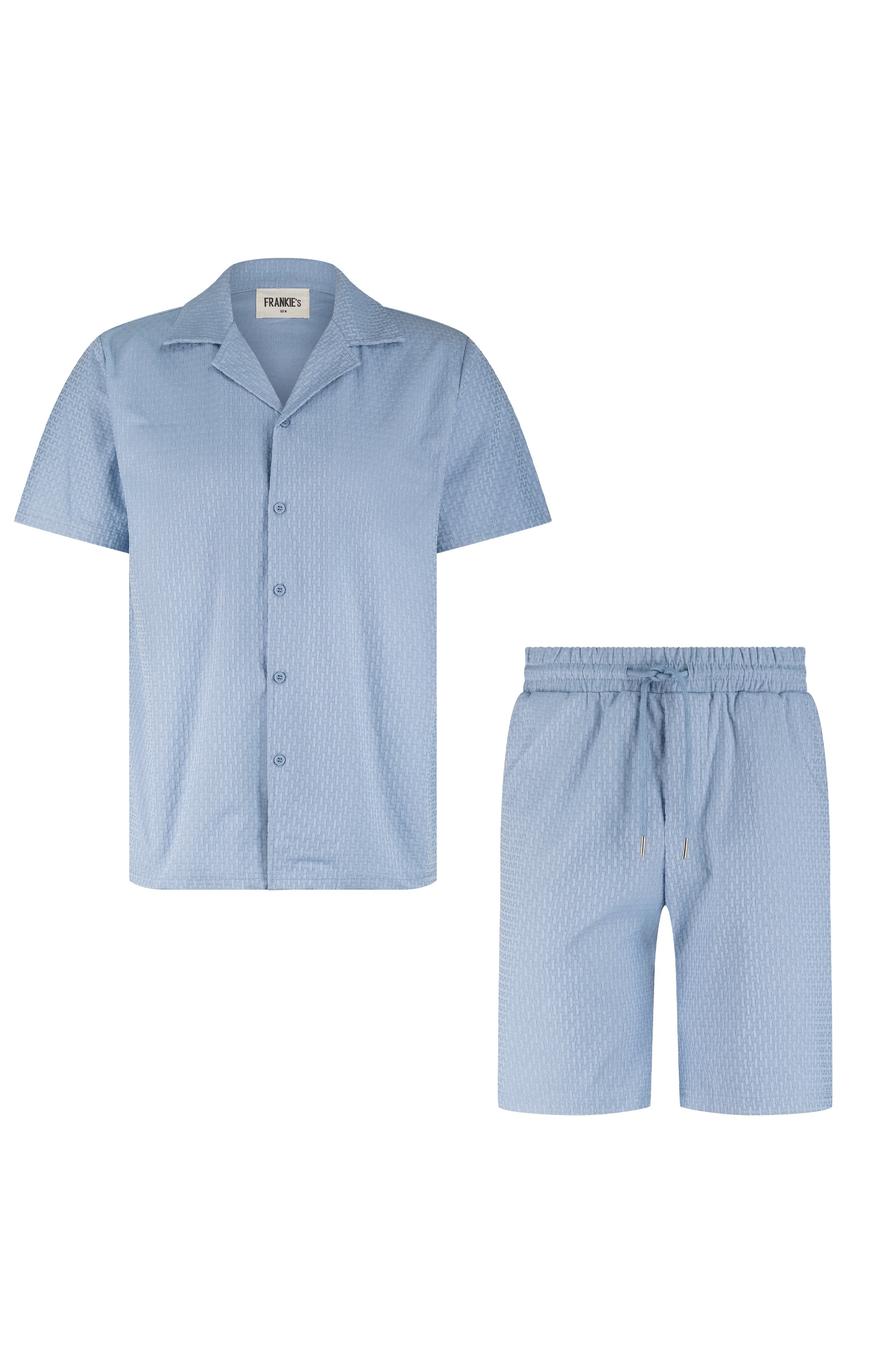 Summer set short & shirt Ocean blue