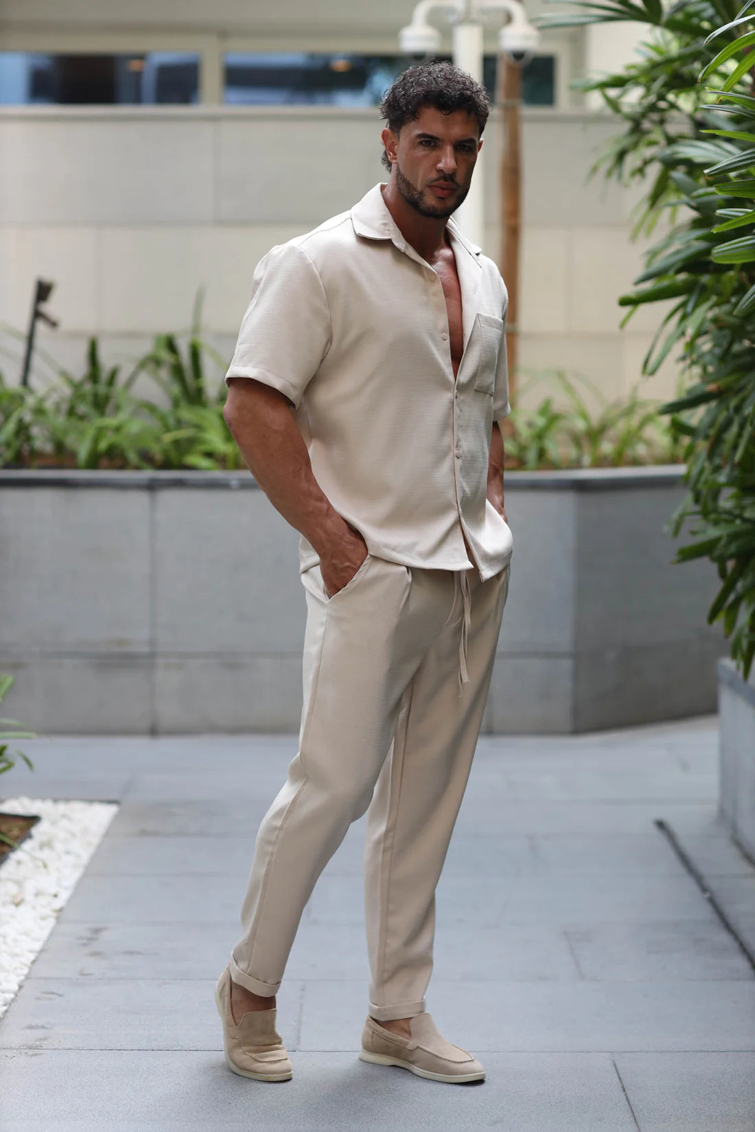 Two Piece Set Cuba Beige - Frankie's