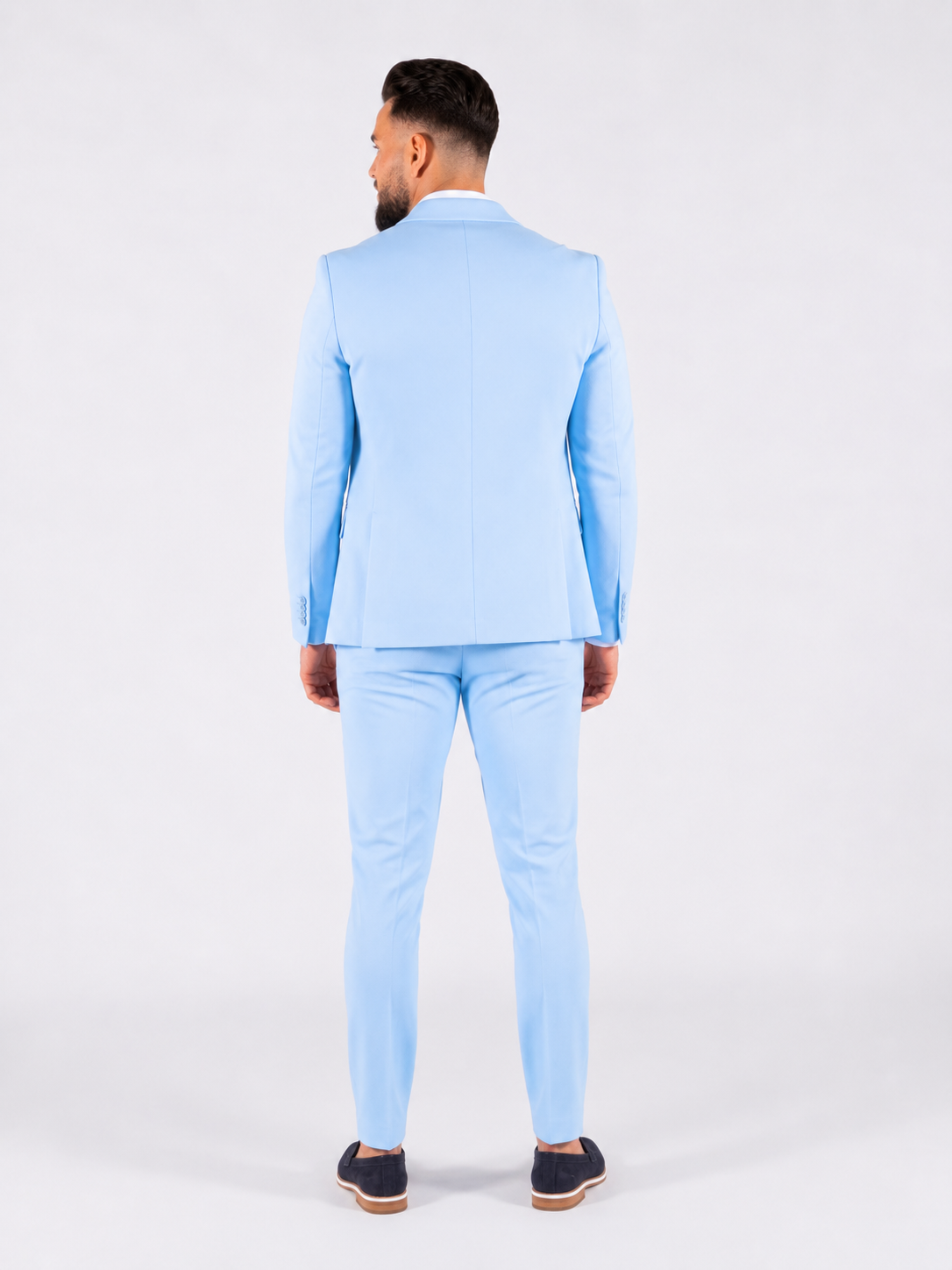 Suit Three Piece Havana Light Blue - Frankie's