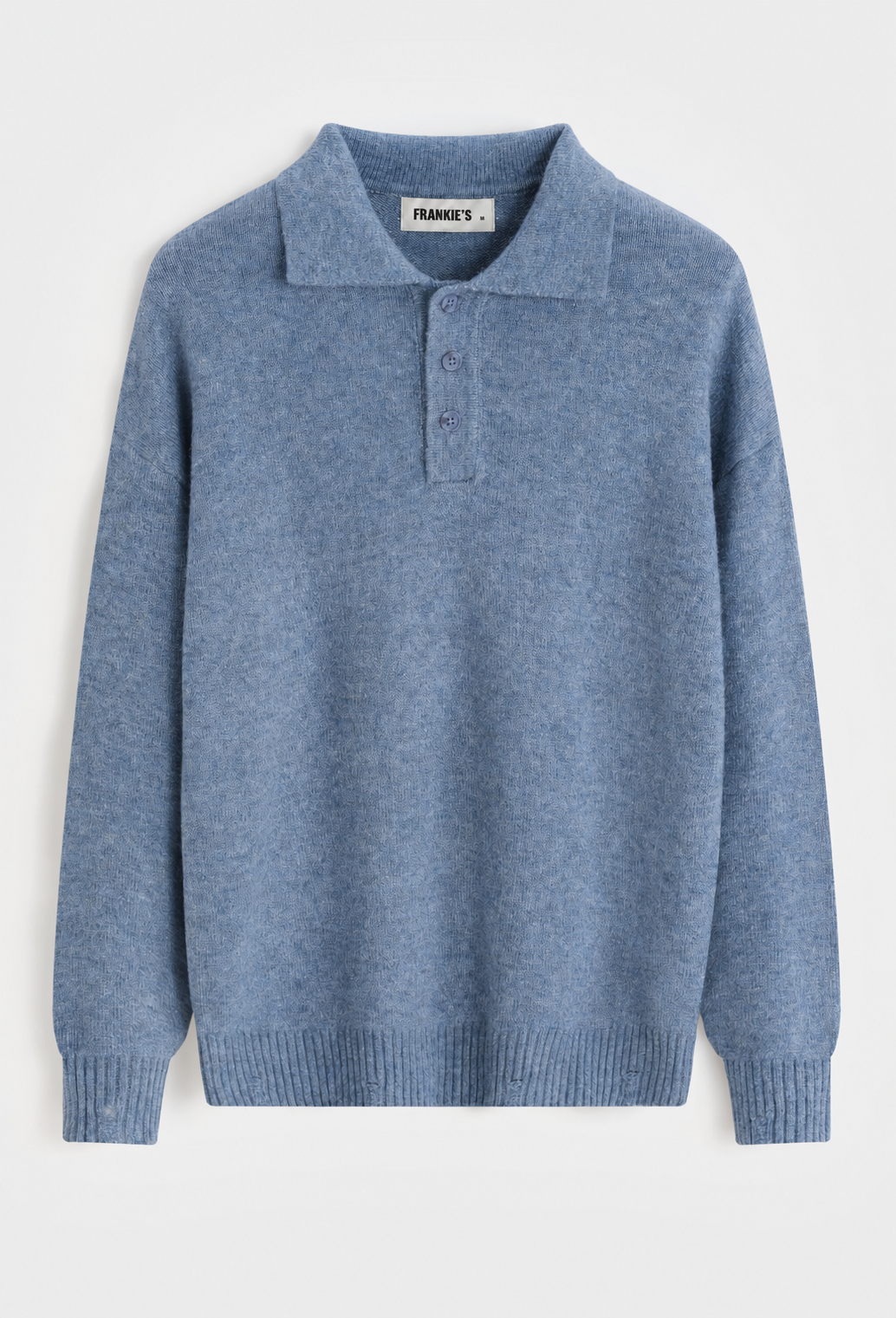 Bellagio Soft Knit Polo Blue - Frankie's