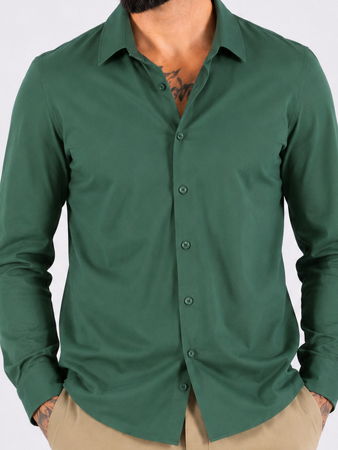 Overhemd Slim Fit Green - Frankie's