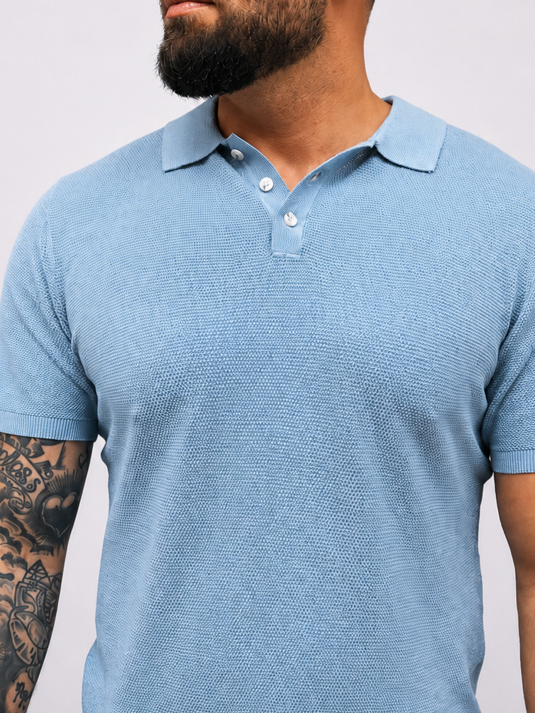 Polo short sleeve Chicago light blue - Frankie's