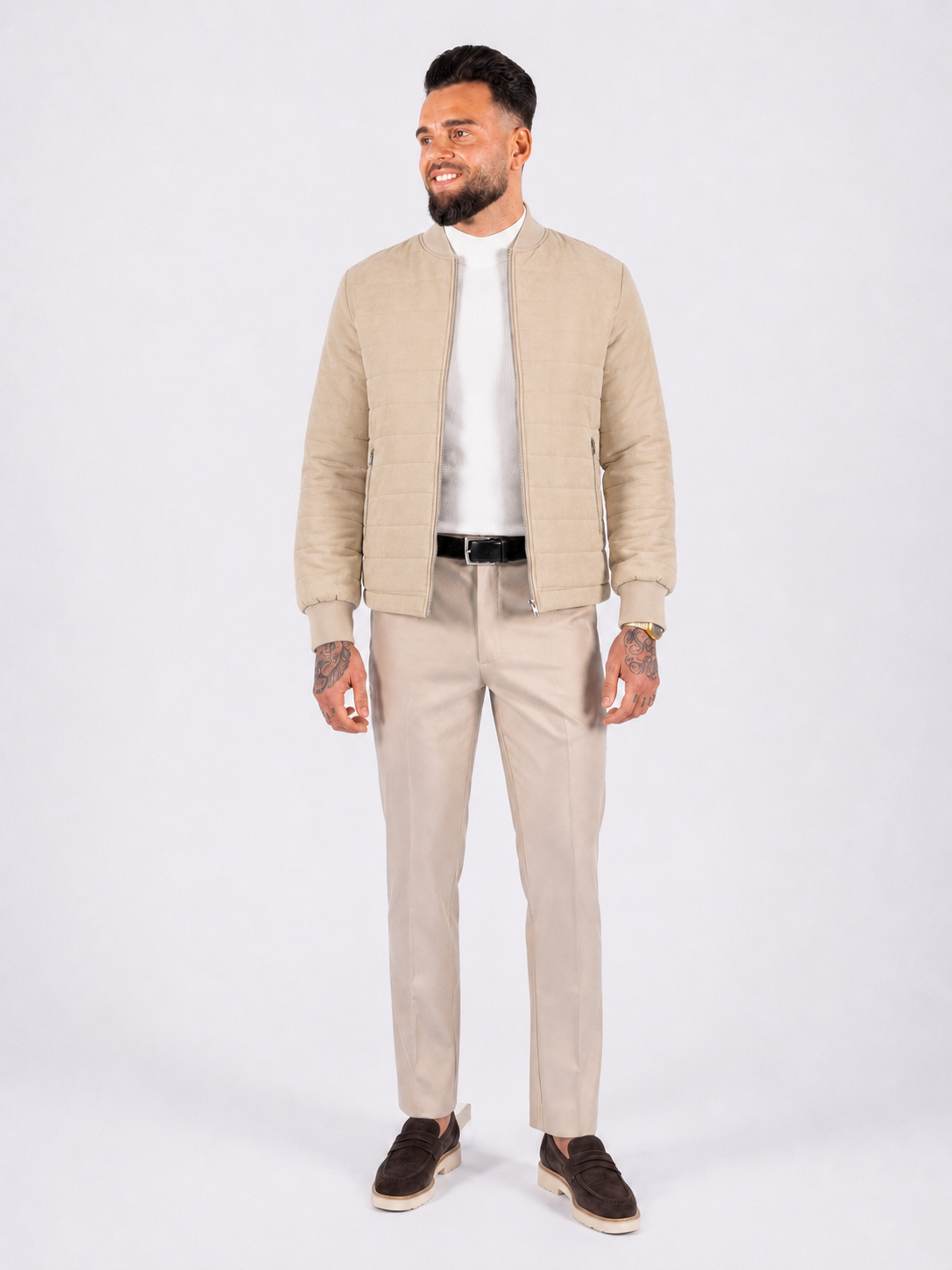 Bomber jacket suede beige - Frankie's
