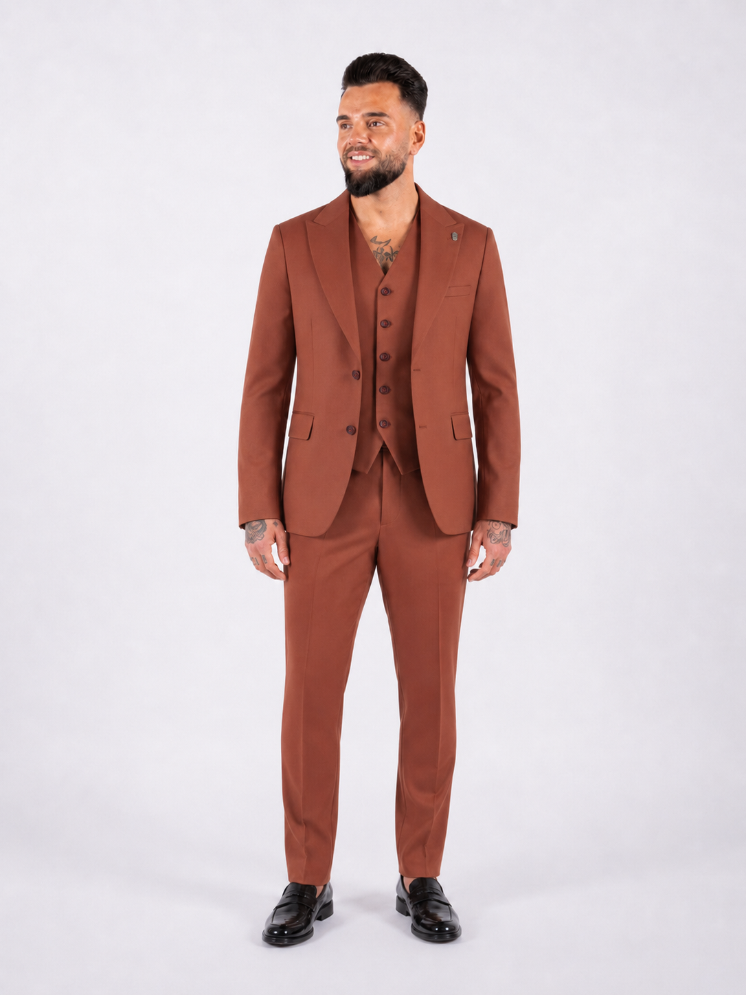 Suit Three Piece Cayenne Bronze - Frankie's