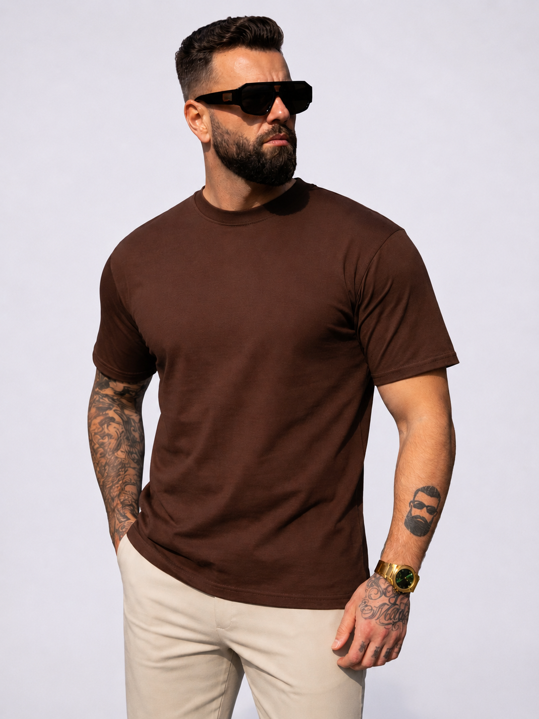 Frankies T-Shirt Brown - Frankie's