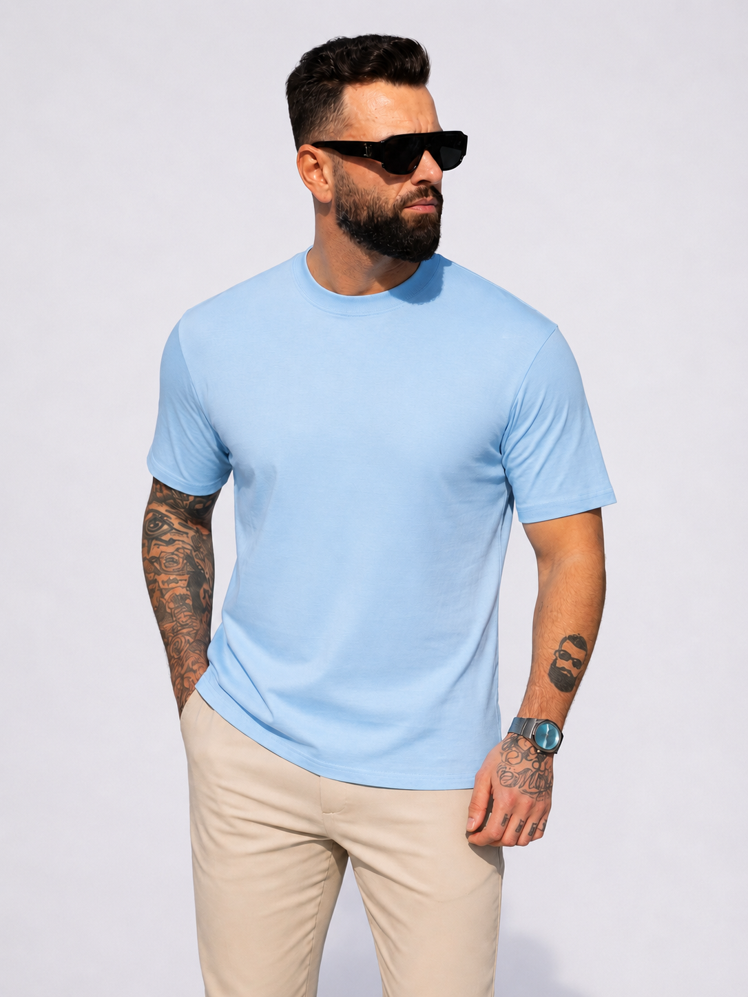 Frankies T-Shirt Light Blue - Frankie's