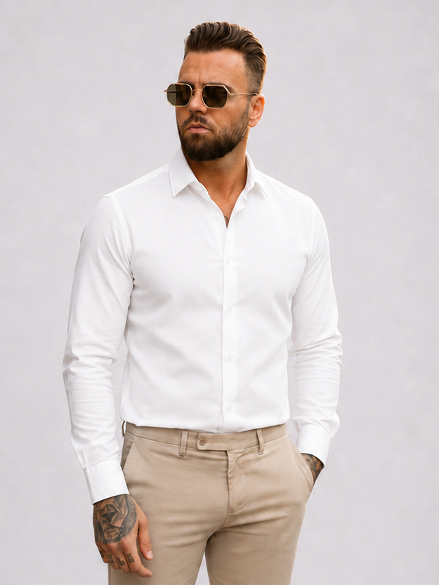 Classic Linen Shirt White