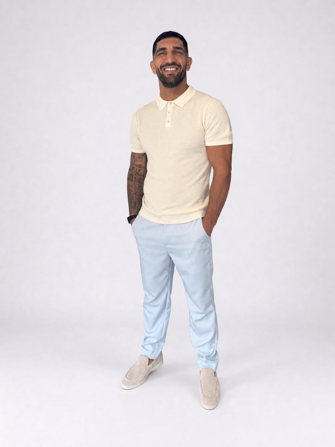 Polo short sleeve Chicago beige