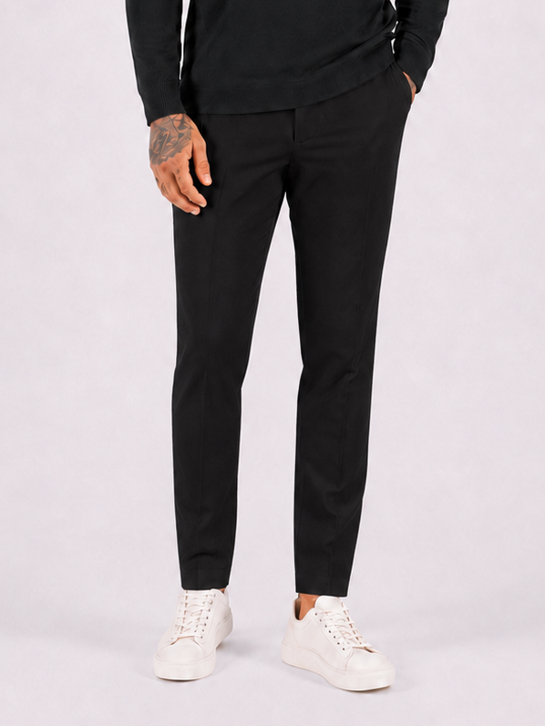 Super stretch pantalon black