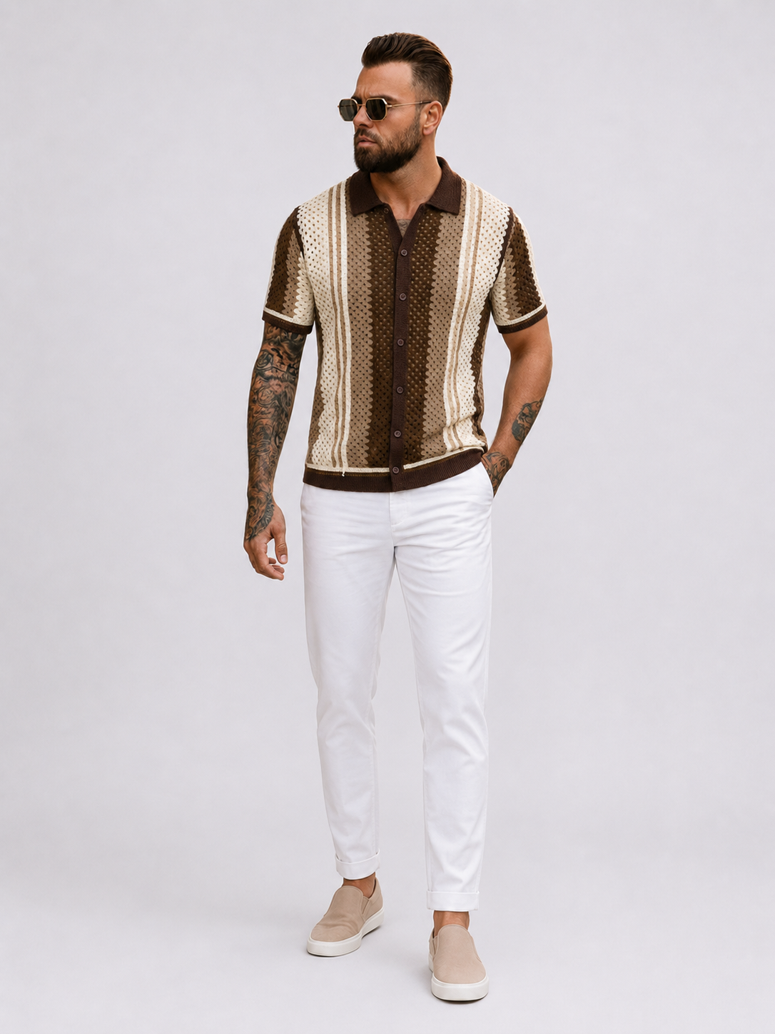 Sorrento Resort Shirt Brown
