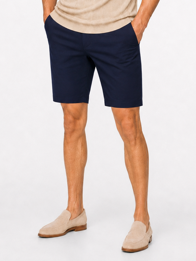 Super stretch chino short navy