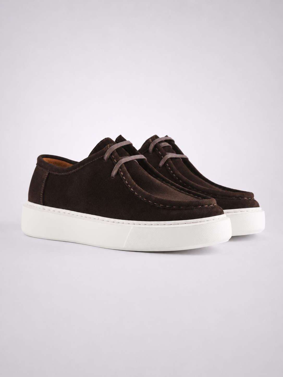 Suede frame shoes - Black - Frankie's
