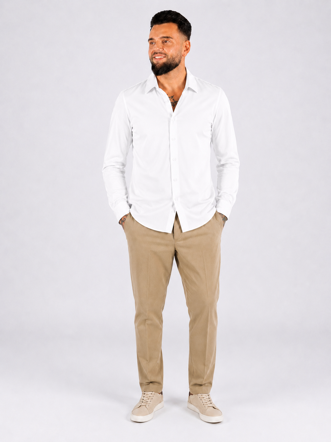 Shirt Elastico white - Frankie's