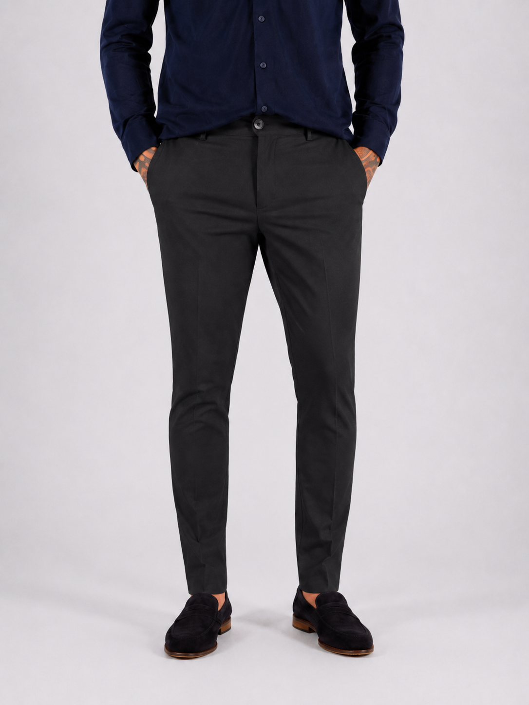 Pantalon Regular Fit Black - Frankie's
