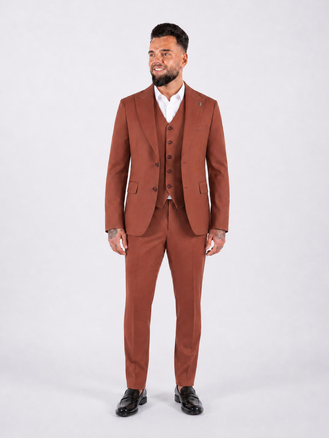 Suit Three Piece Cayenne Bronze - Frankie's
