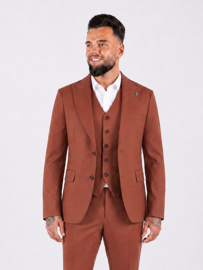 Suit Three Piece Cayenne Bronze - Frankie's