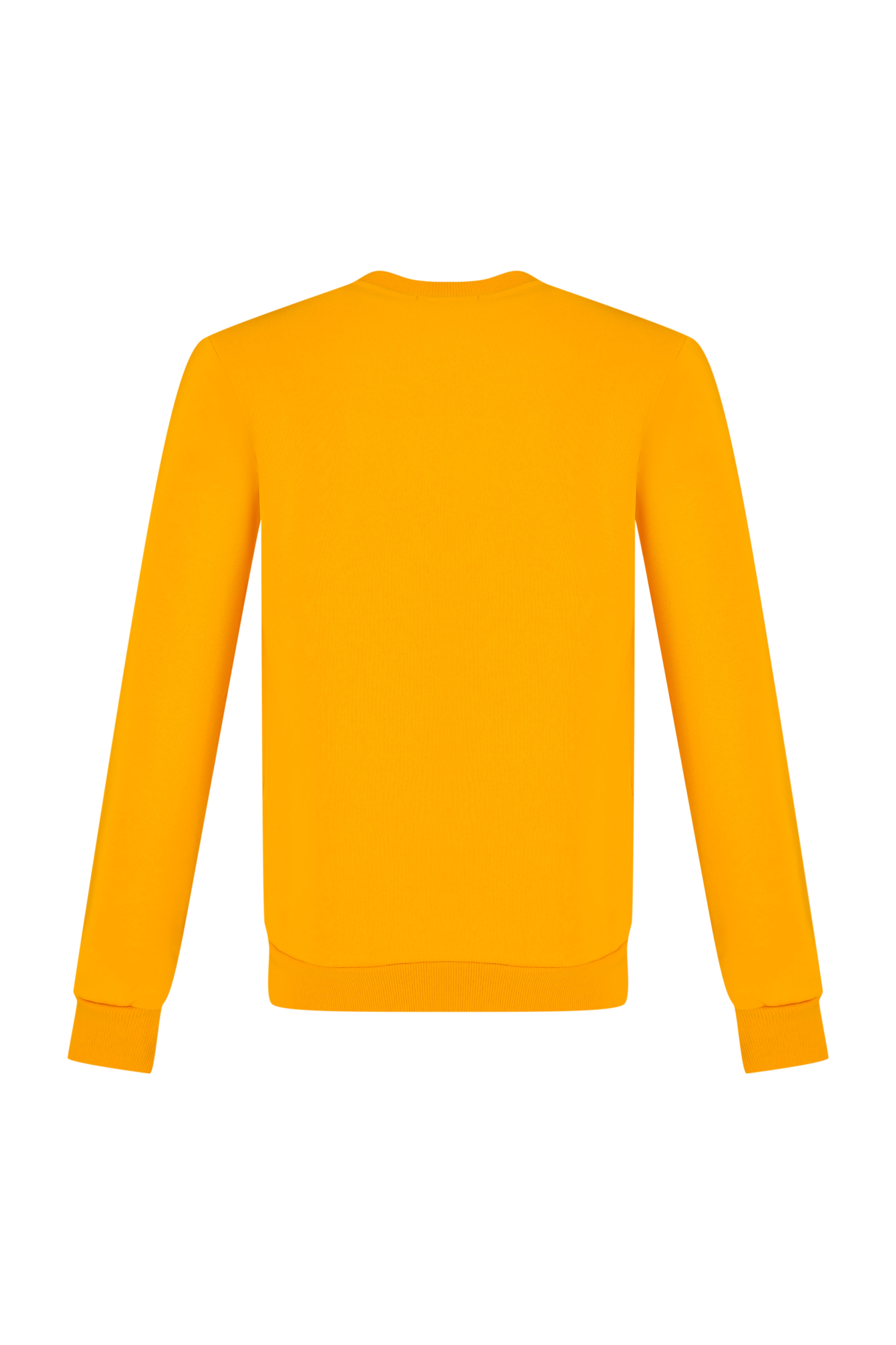 Crewneck Sweatshirt, Plain - Yellow