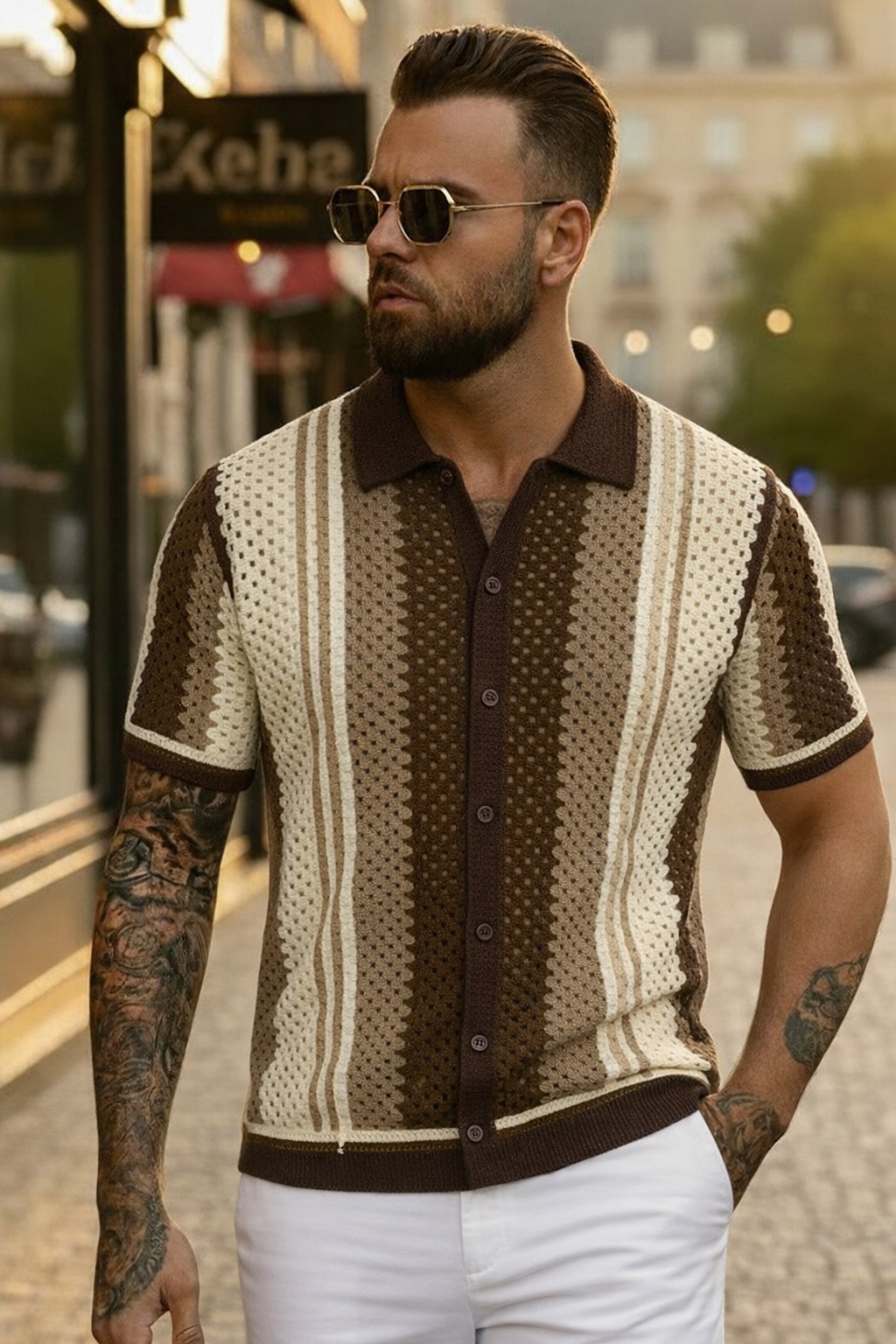 Sorrento Resort Shirt Brown