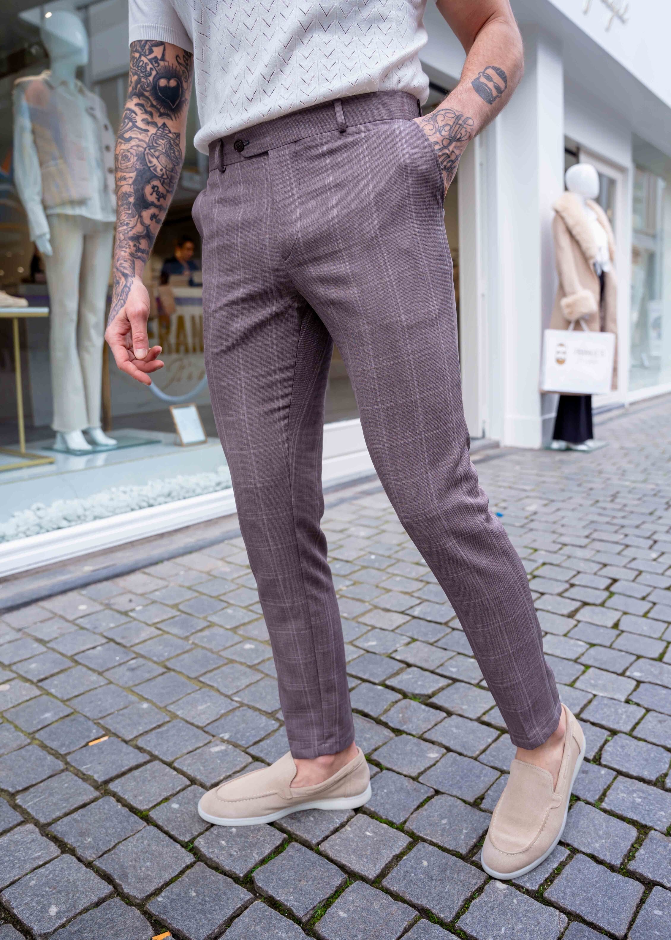 Pantalon Oxford brown - Frankie's