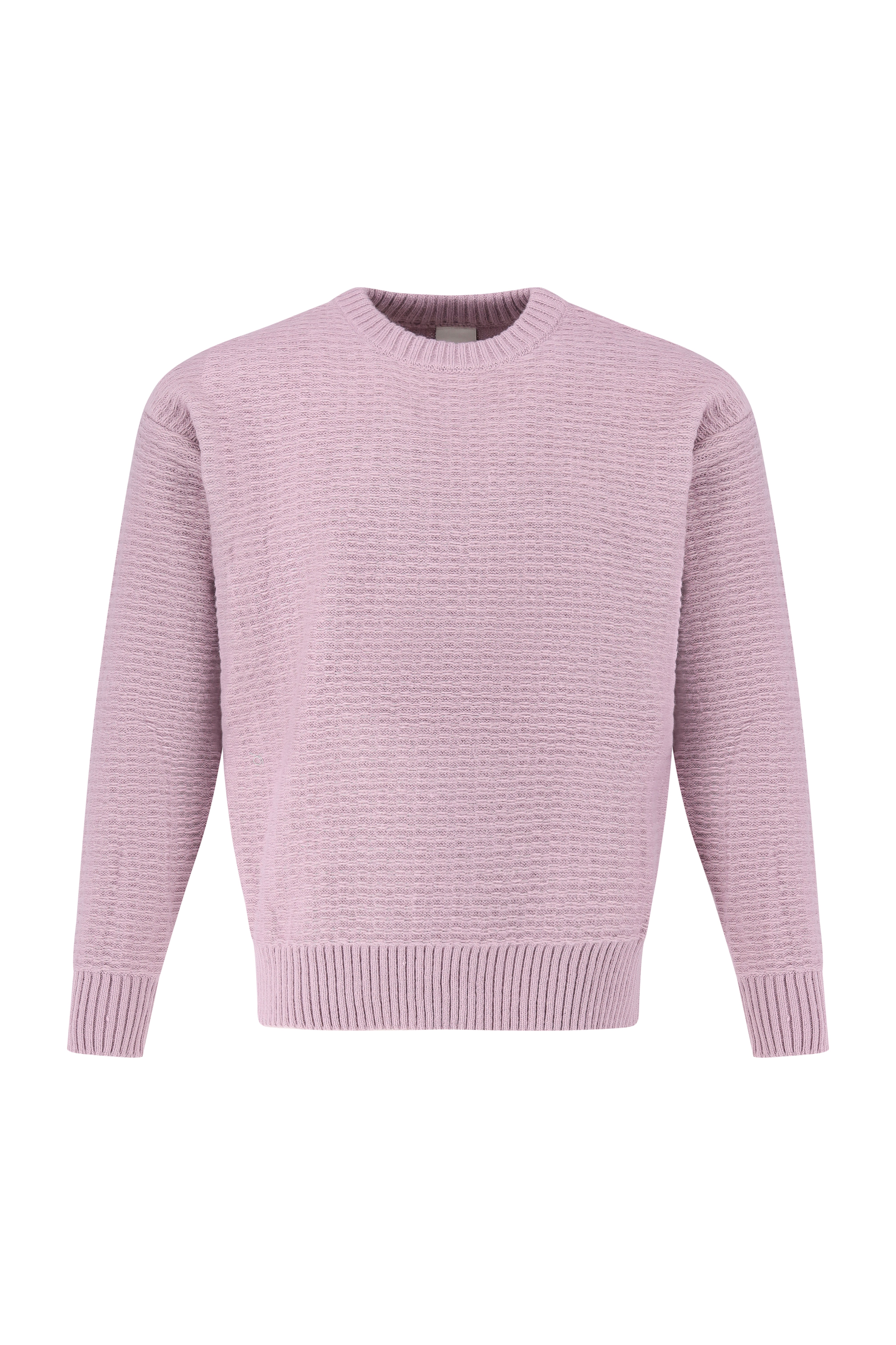 Textured Crewneck Knit - Lilac - Frankie's
