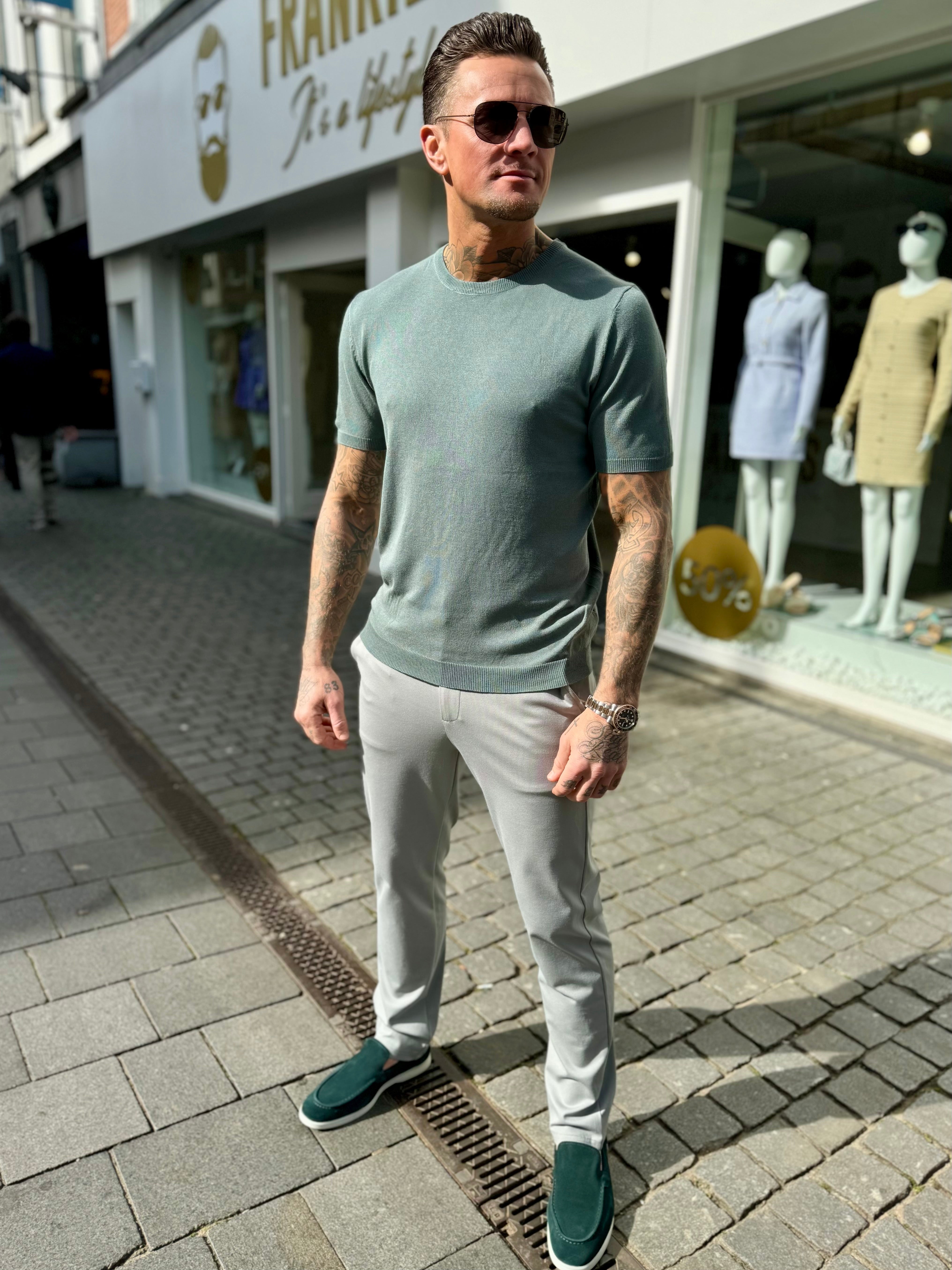 Pantalon jogger comfort green