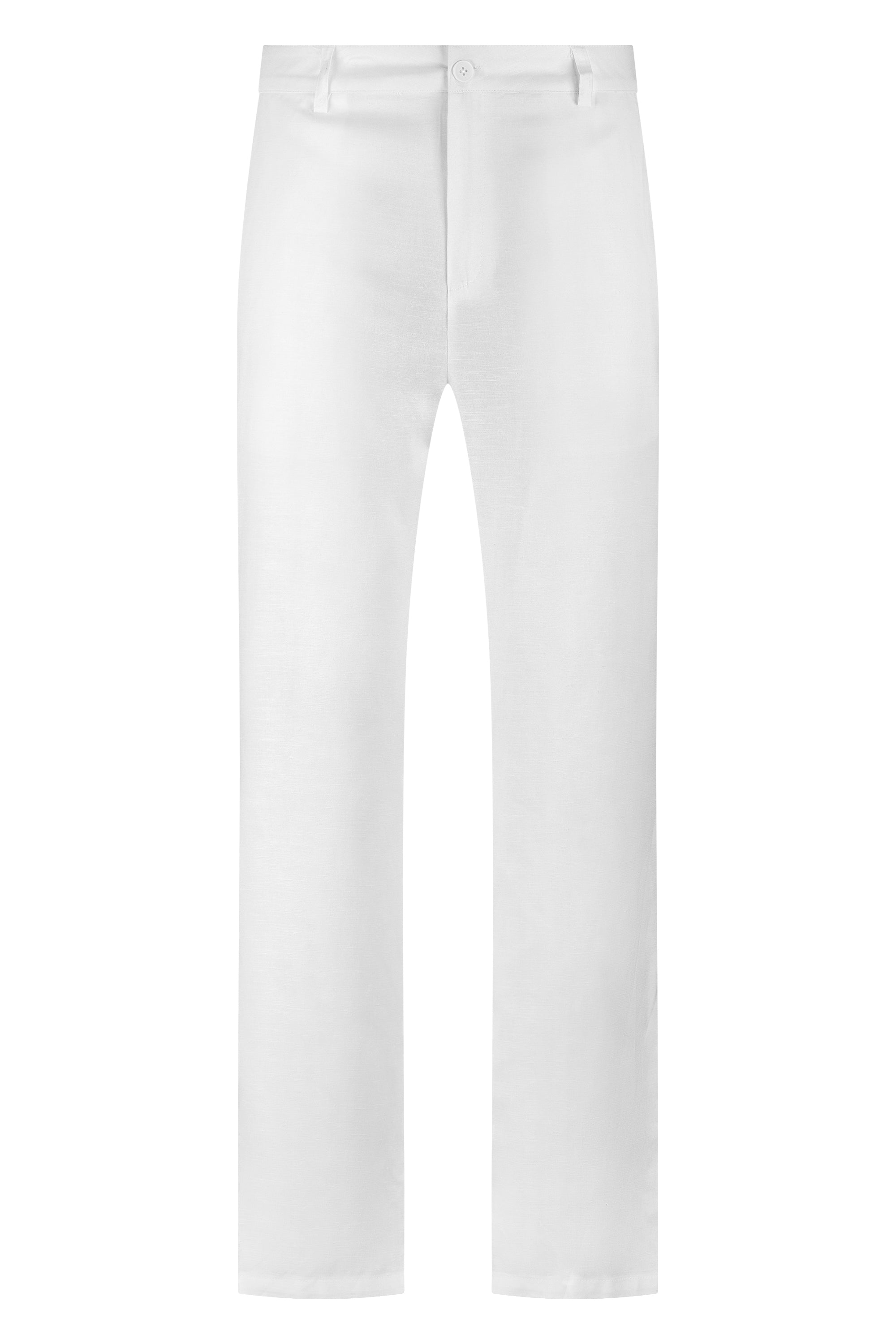 Pantalon linen white