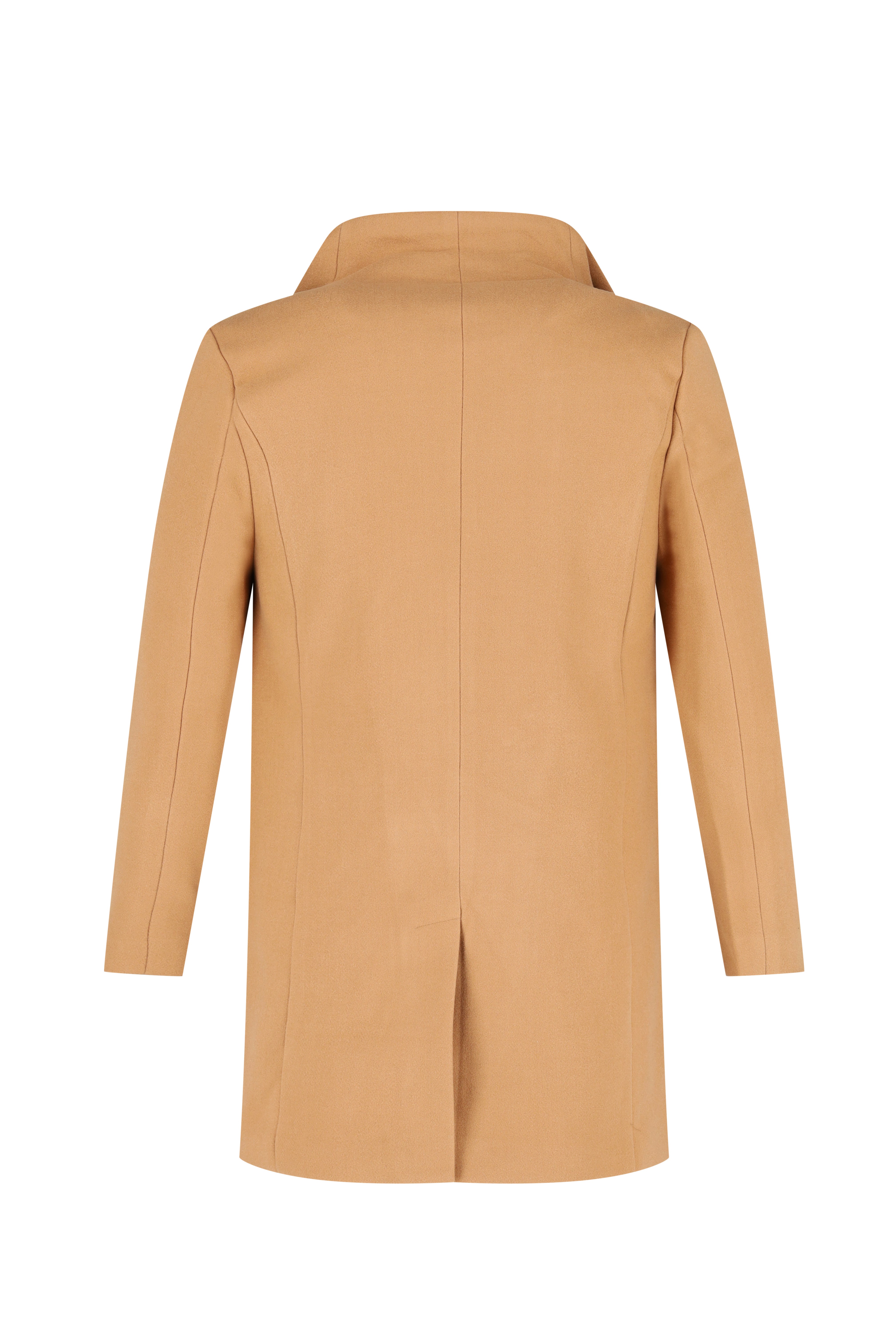 Asymmetrical Coat - Camel - Frankie's