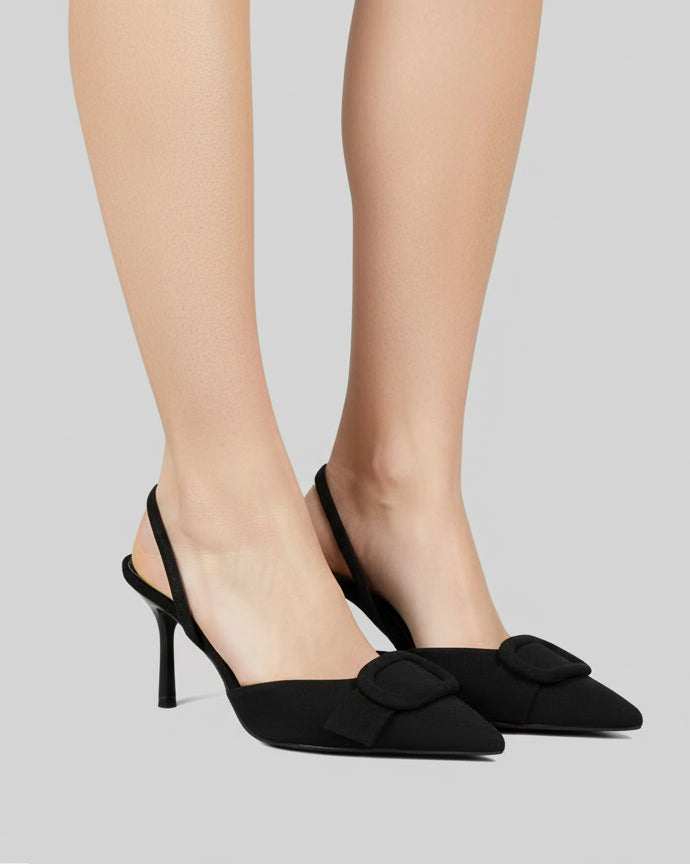 Heels Slingbacks - Black