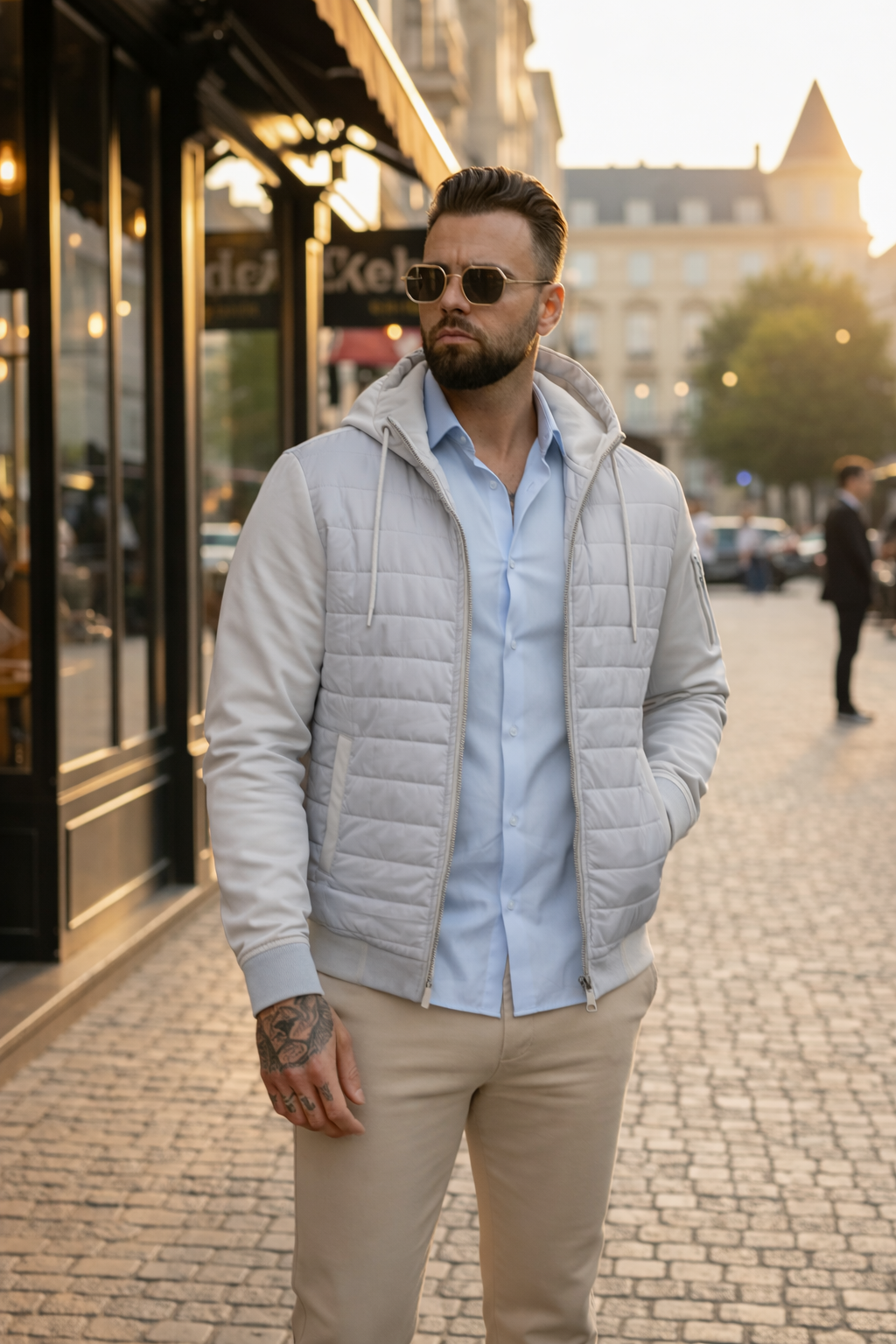 Hybrid Puffer Hoodie Jacket - Frankie's