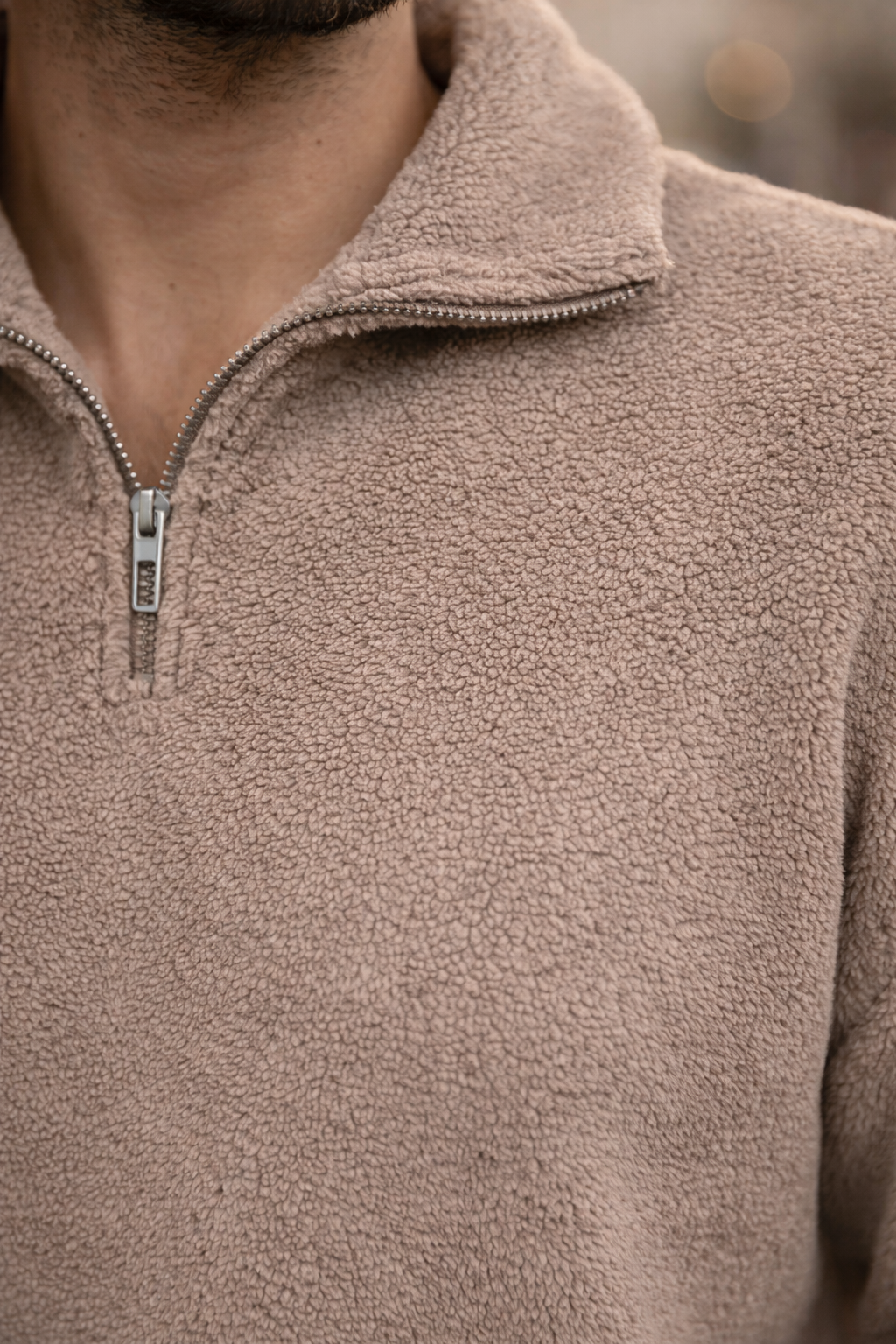 Classic Zip Fleece Pullover - Green - Frankie's