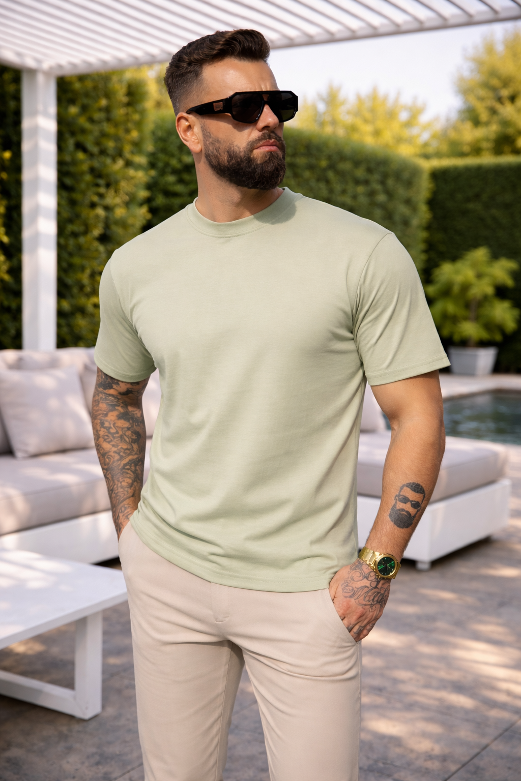 Frankies T-Shirt Pastel Green - Frankie's