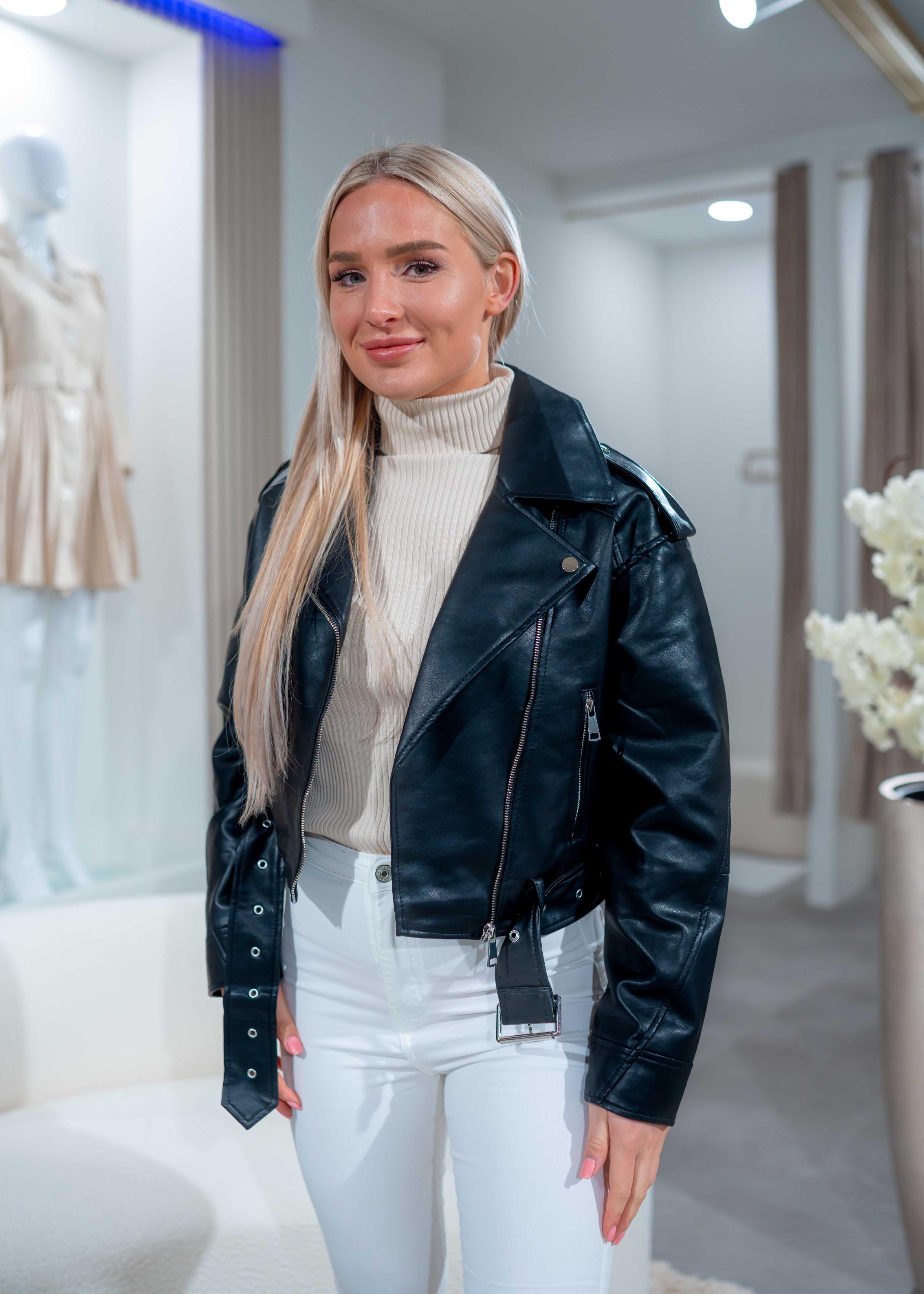 Leather jacket Frankie black - Frankie's