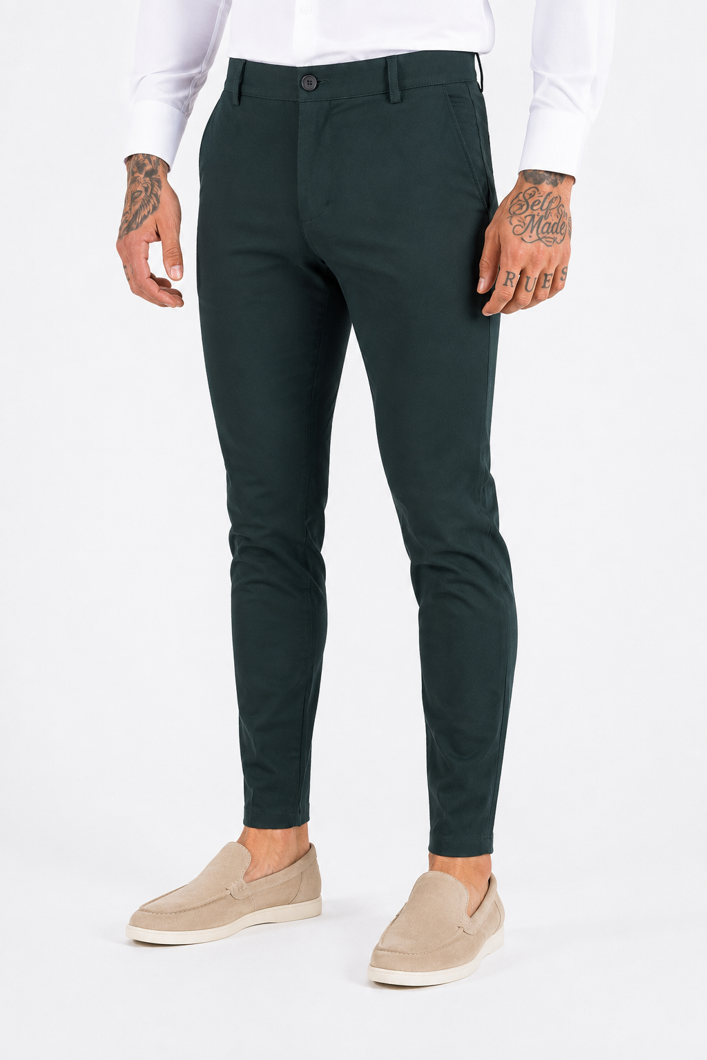 Pantalon super stretch vert forêt