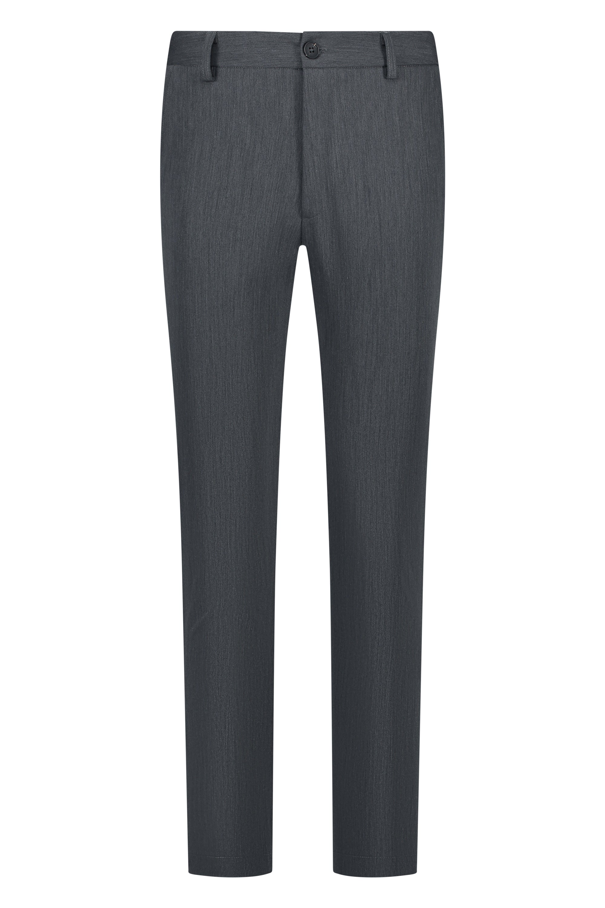 Pantalon chic straight fit dark grey - Frankie's