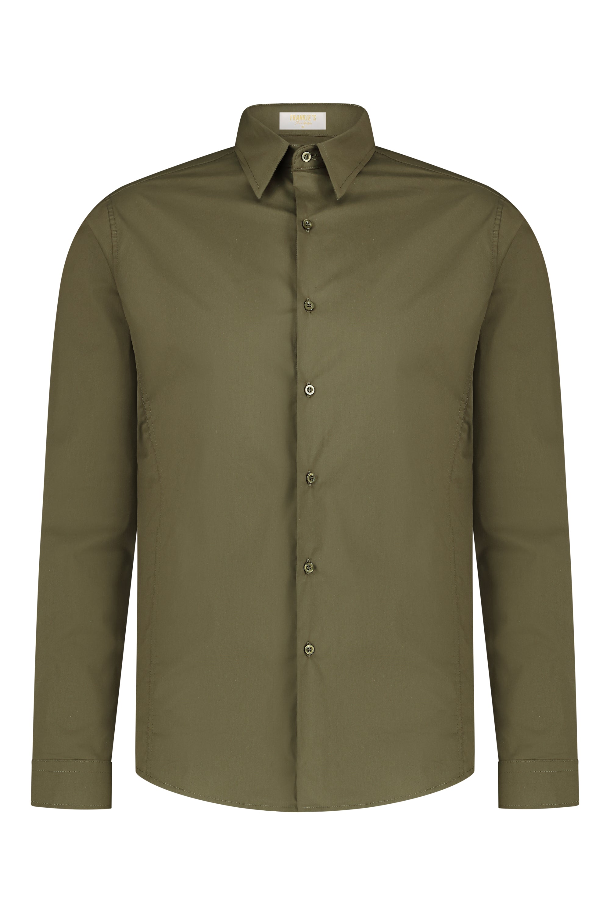 Overhemd havana stretch khaki