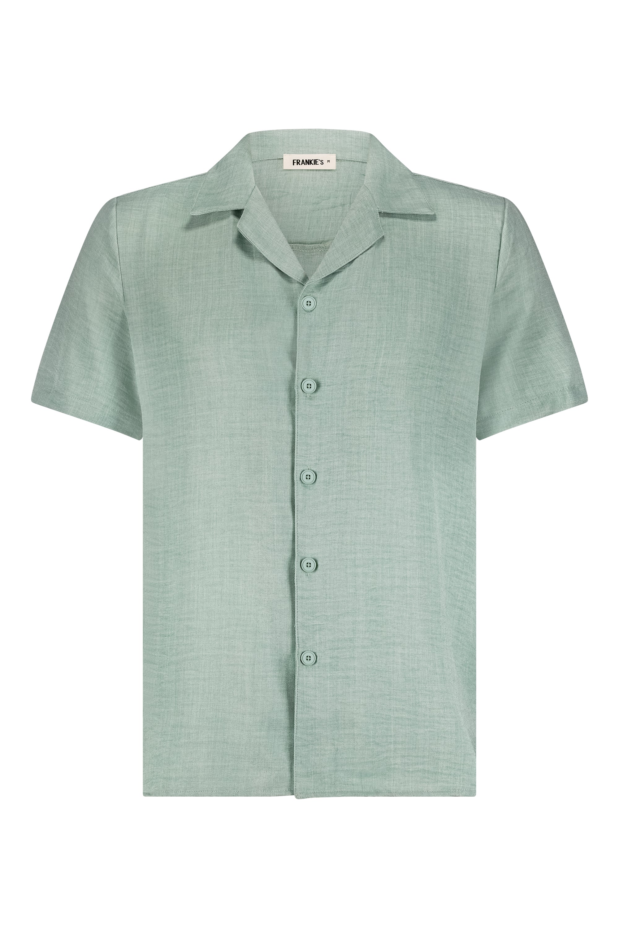 Summer set linen pantalon & shirt mint green