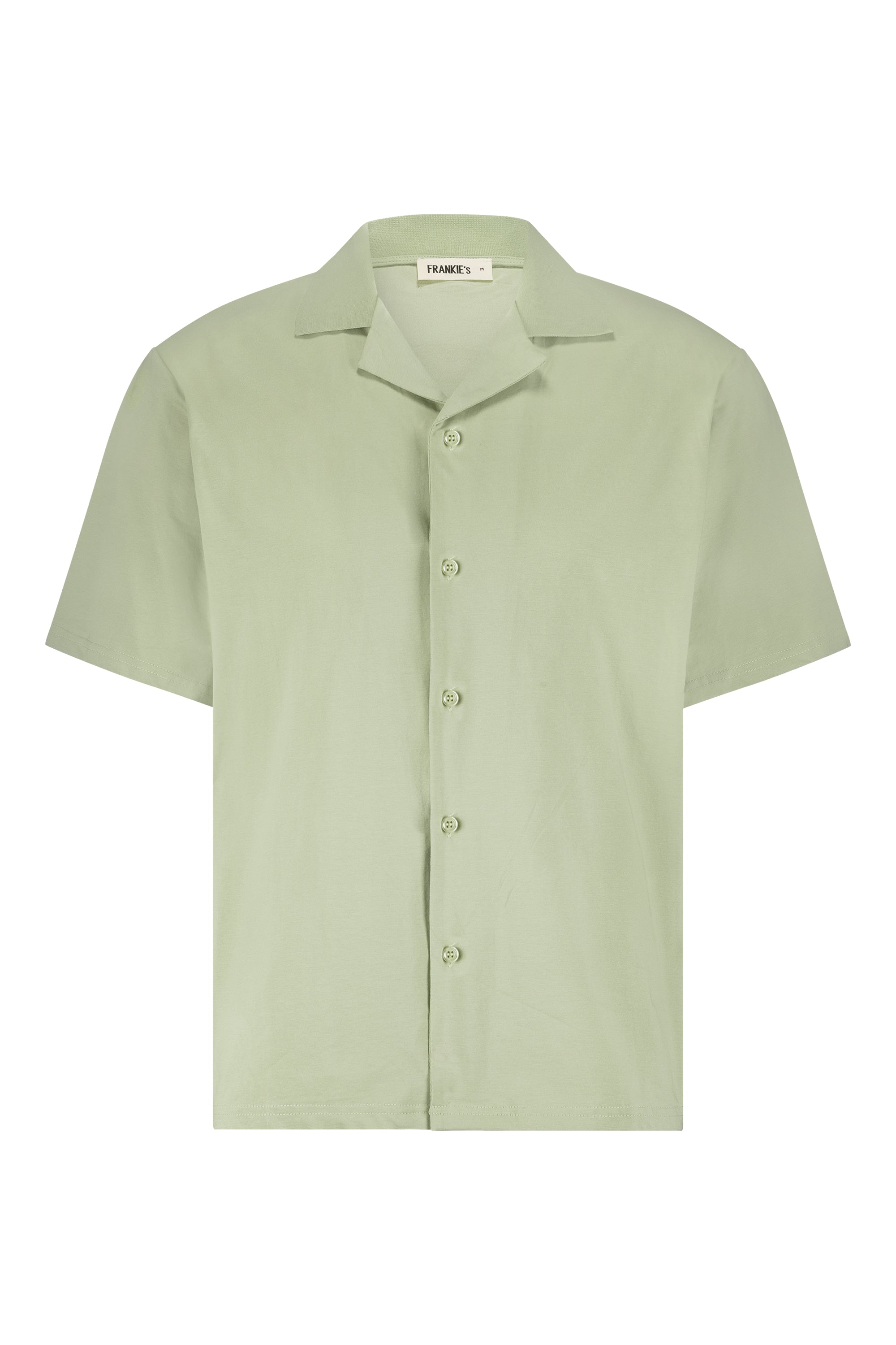 Shirt short sleeve mint green