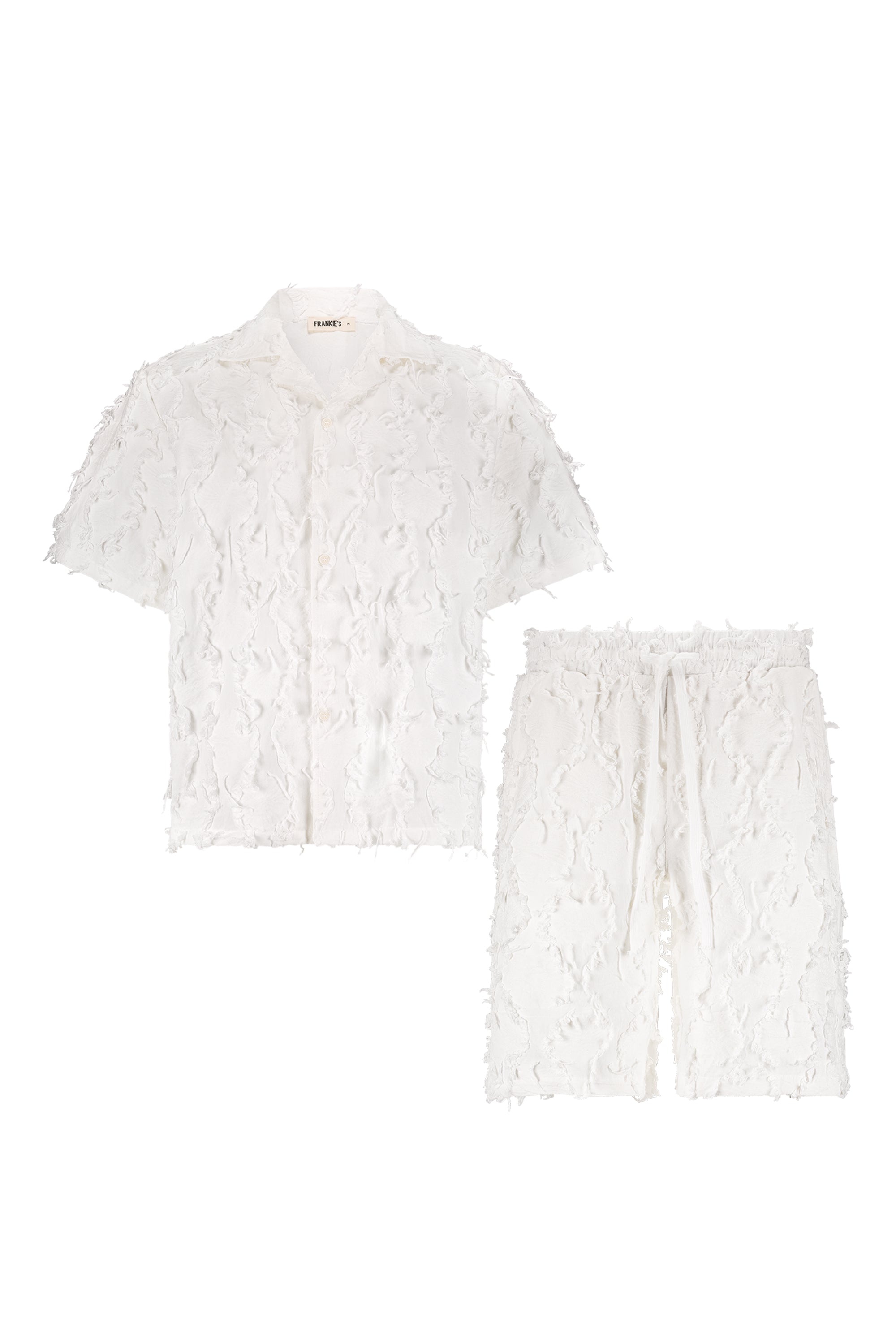 Summer set short & shirt Coachella white