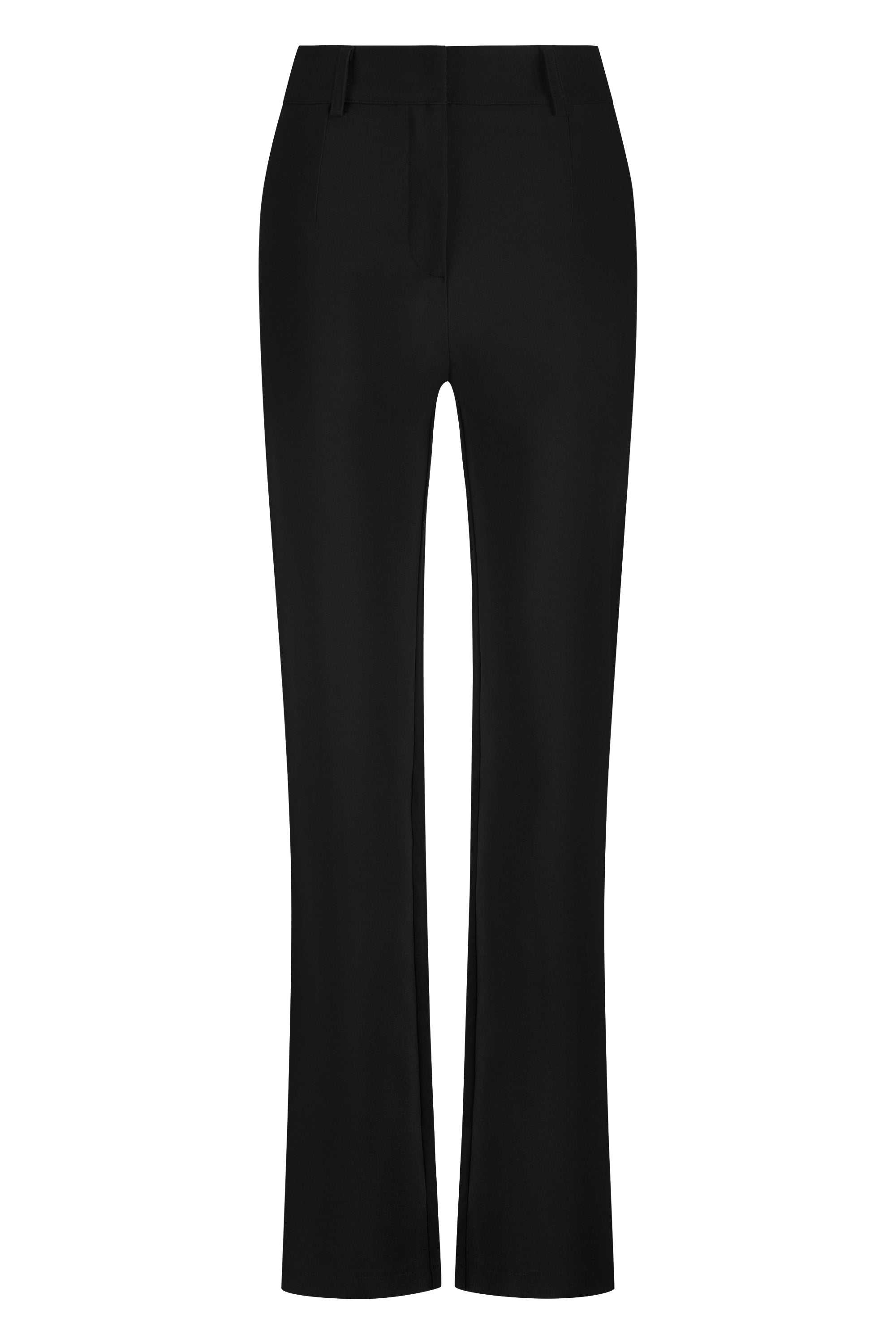 Super stretch pantalon straight fit black