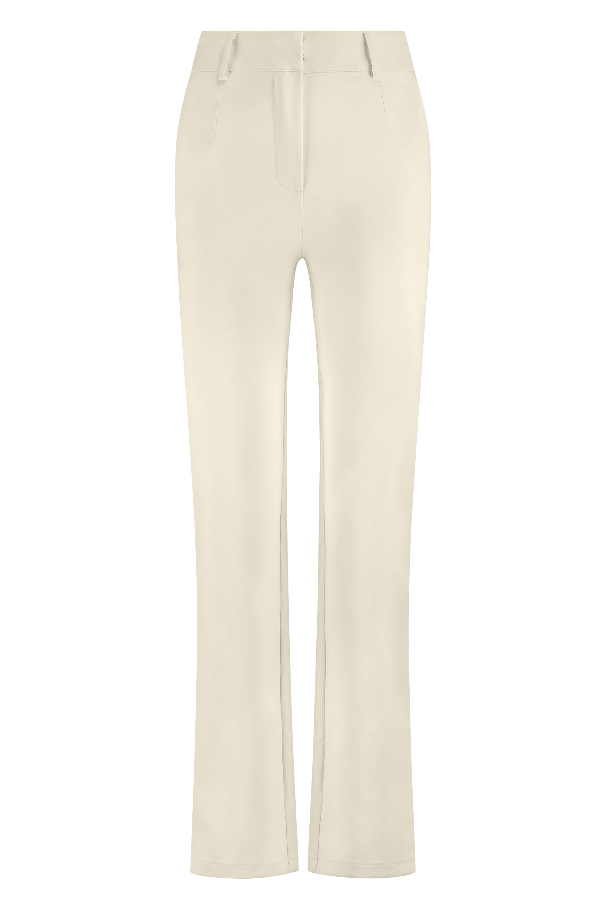 Super Stretch Pantalon Straight Fit - Beige