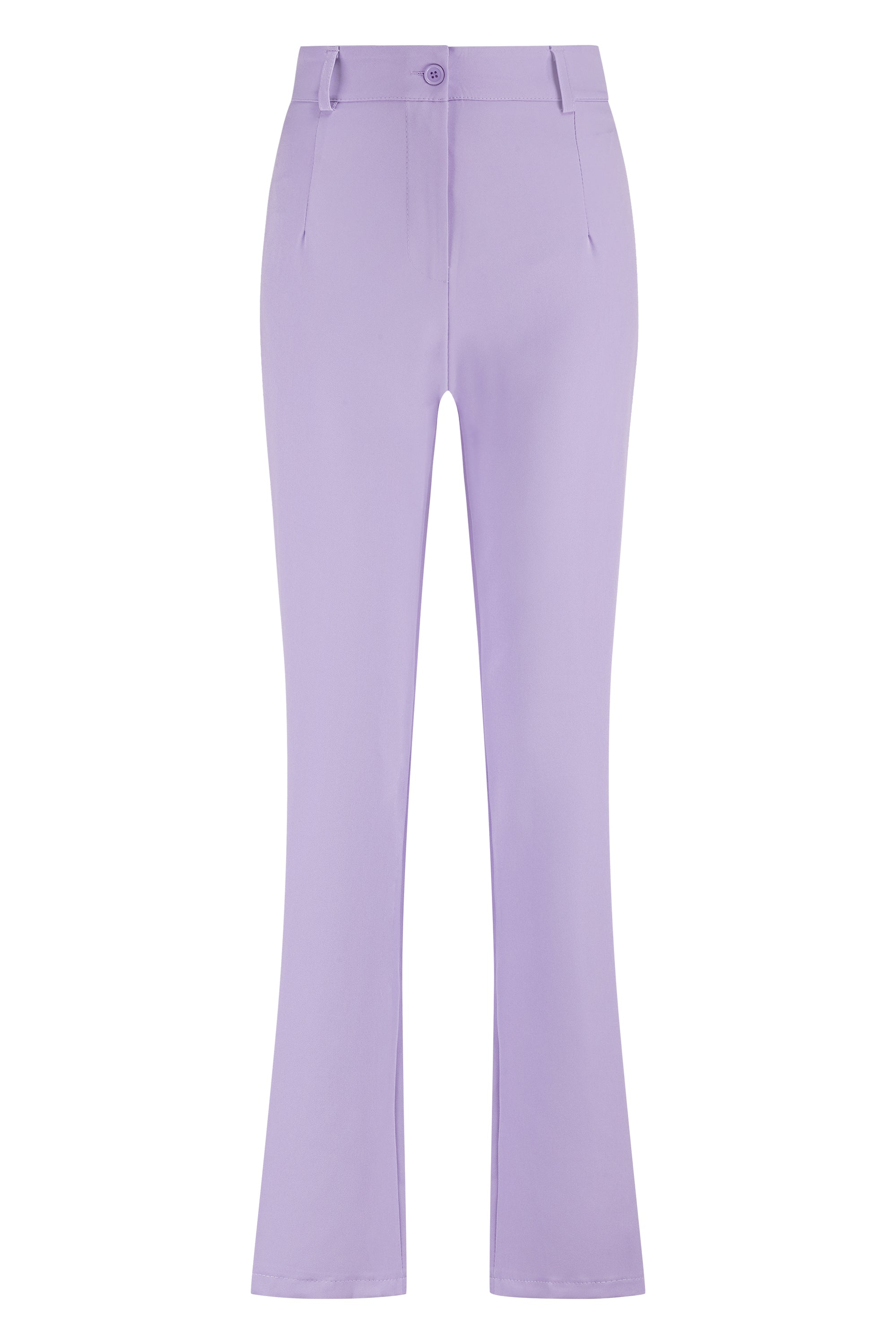 Pantalon straight fit lila